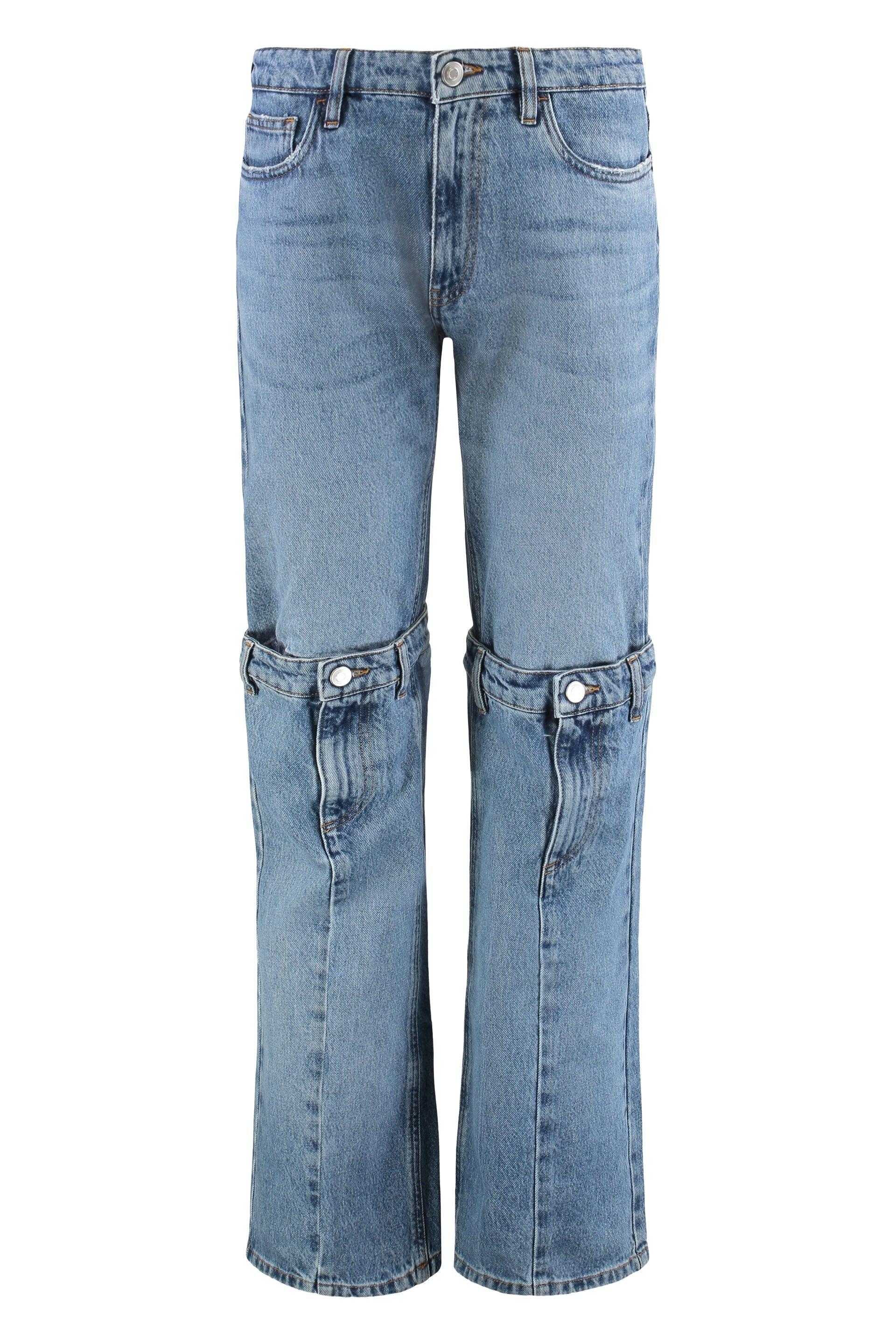Straight-leg jeans