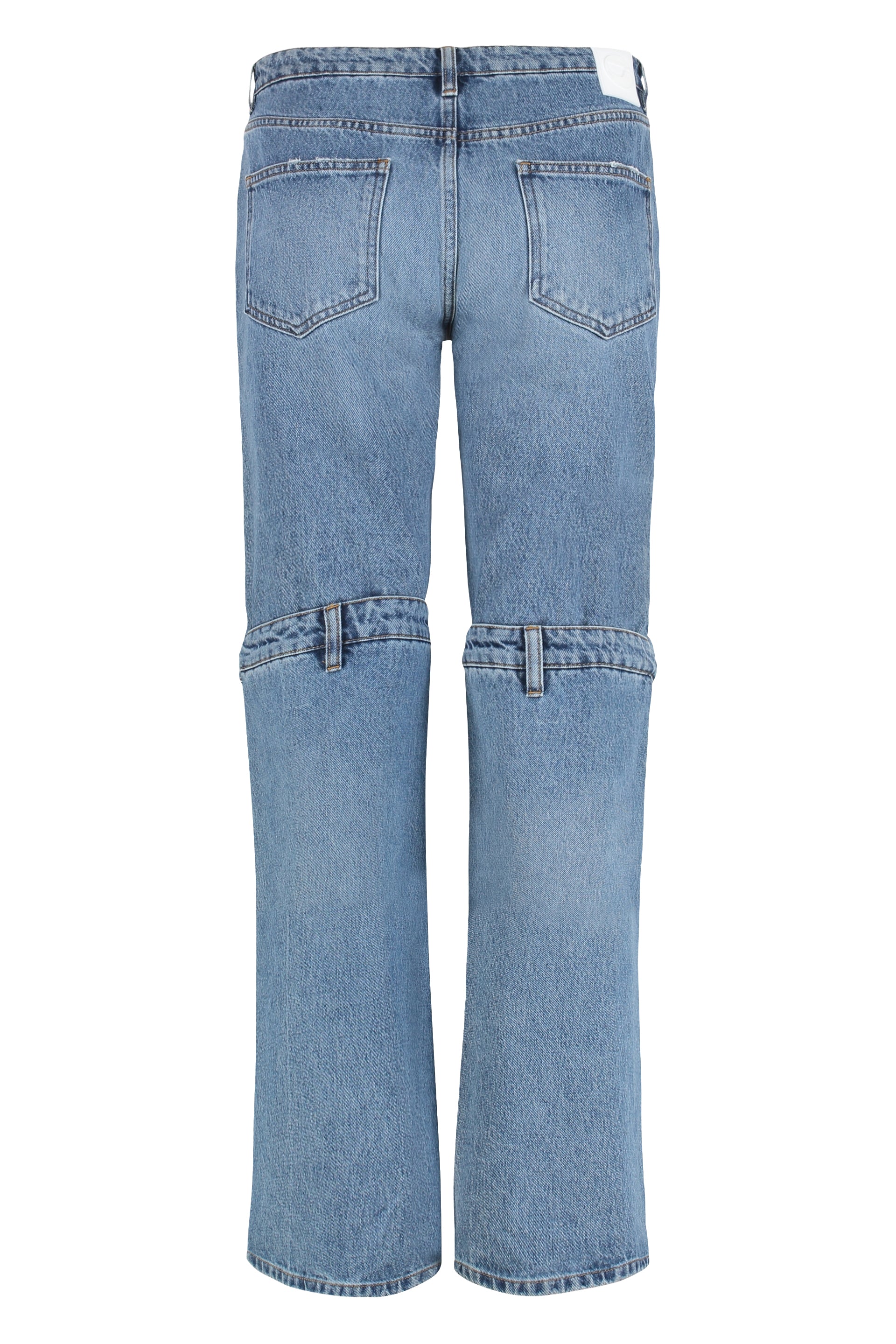 Straight-leg jeans