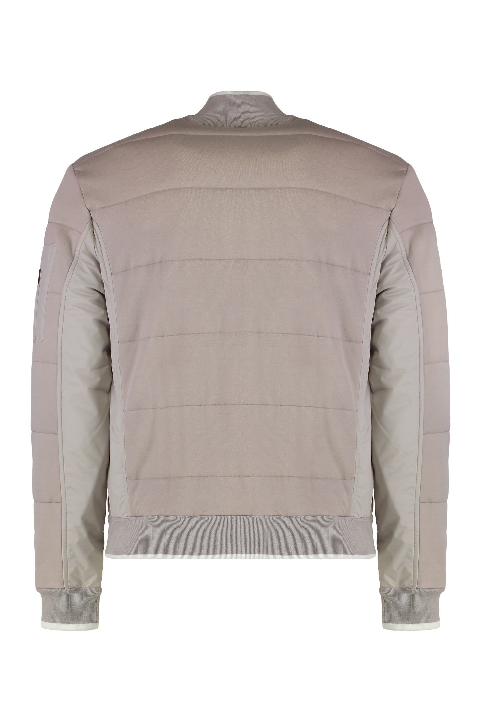 Hoodie with zip in modal