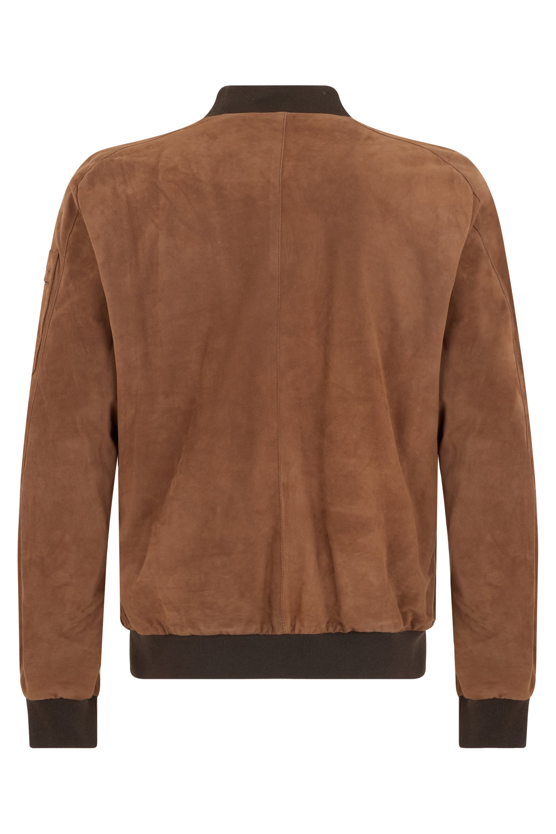 Elegant brown bomber jacket for every occasion