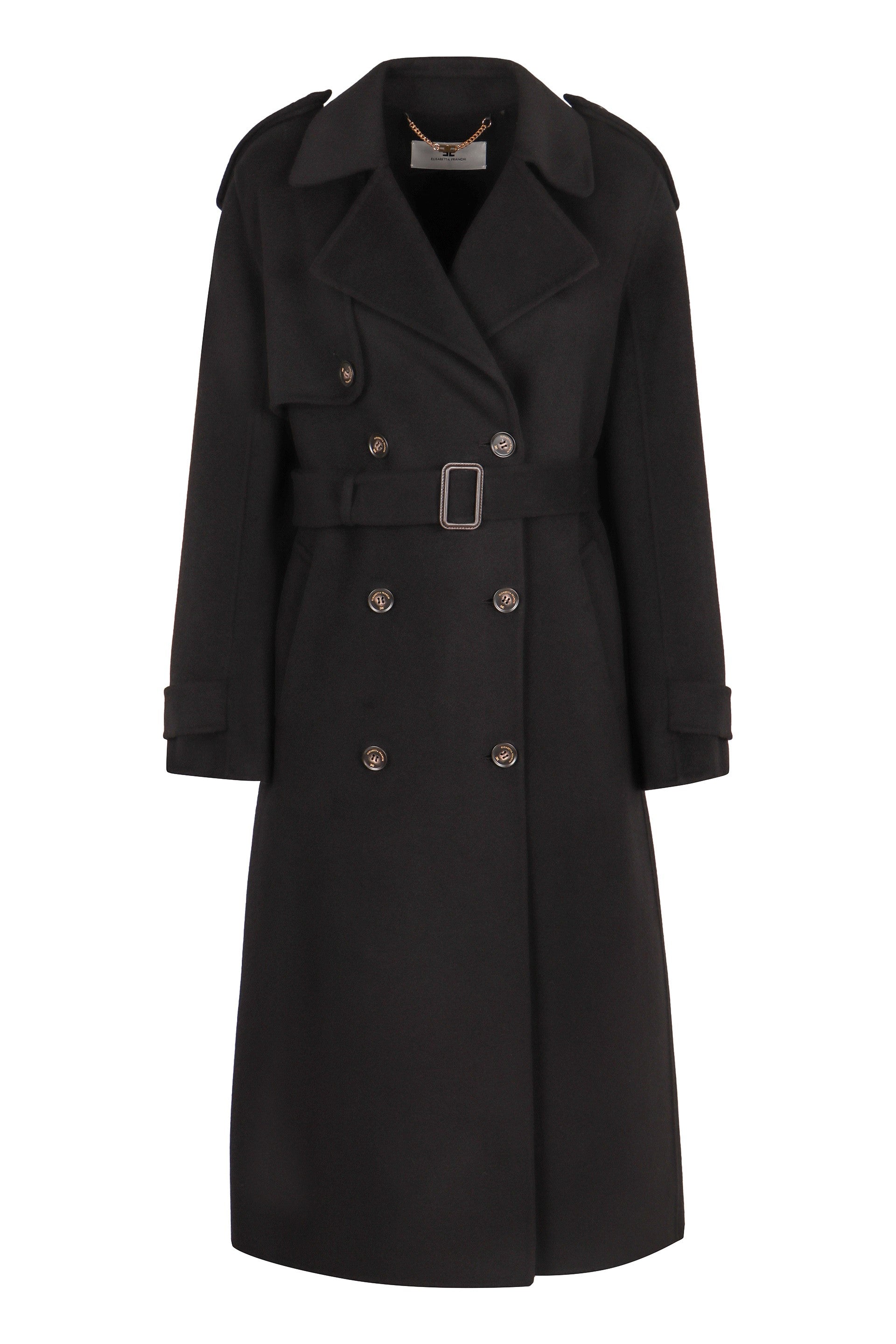 Wool trench coat