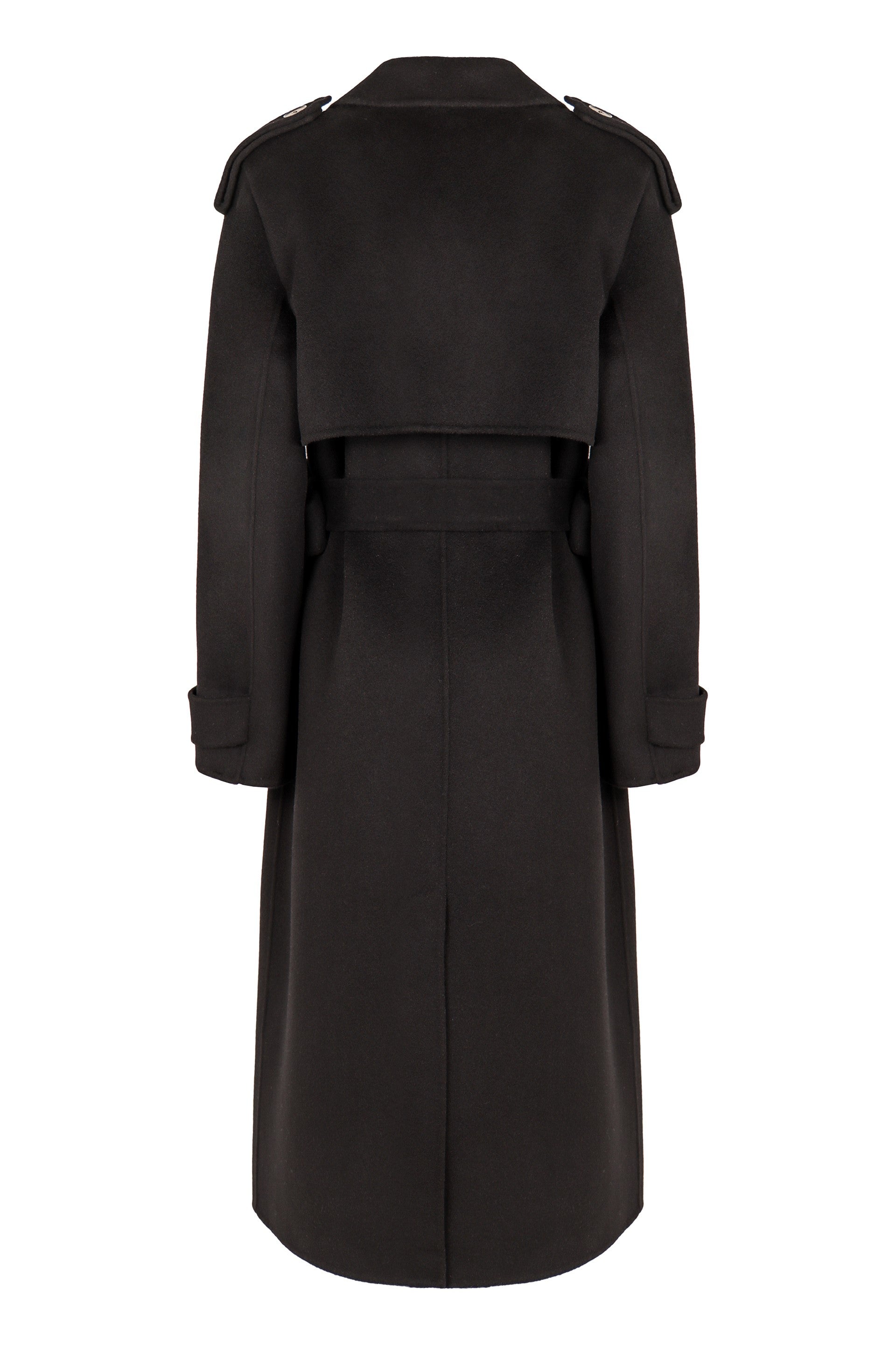 Wool trench coat