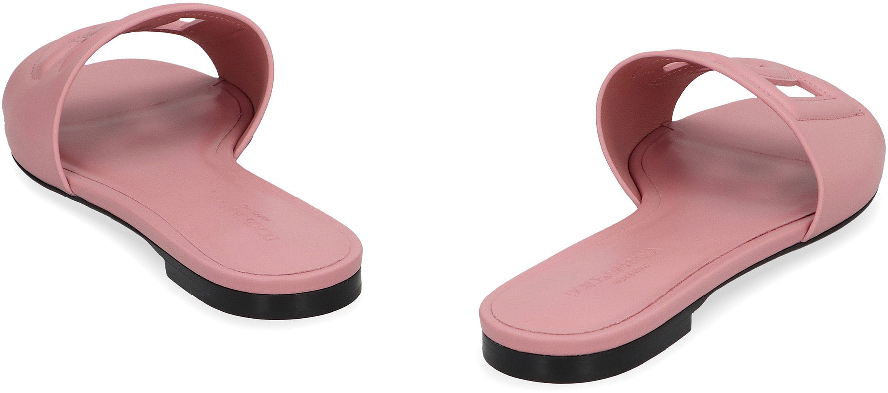 Leather slides