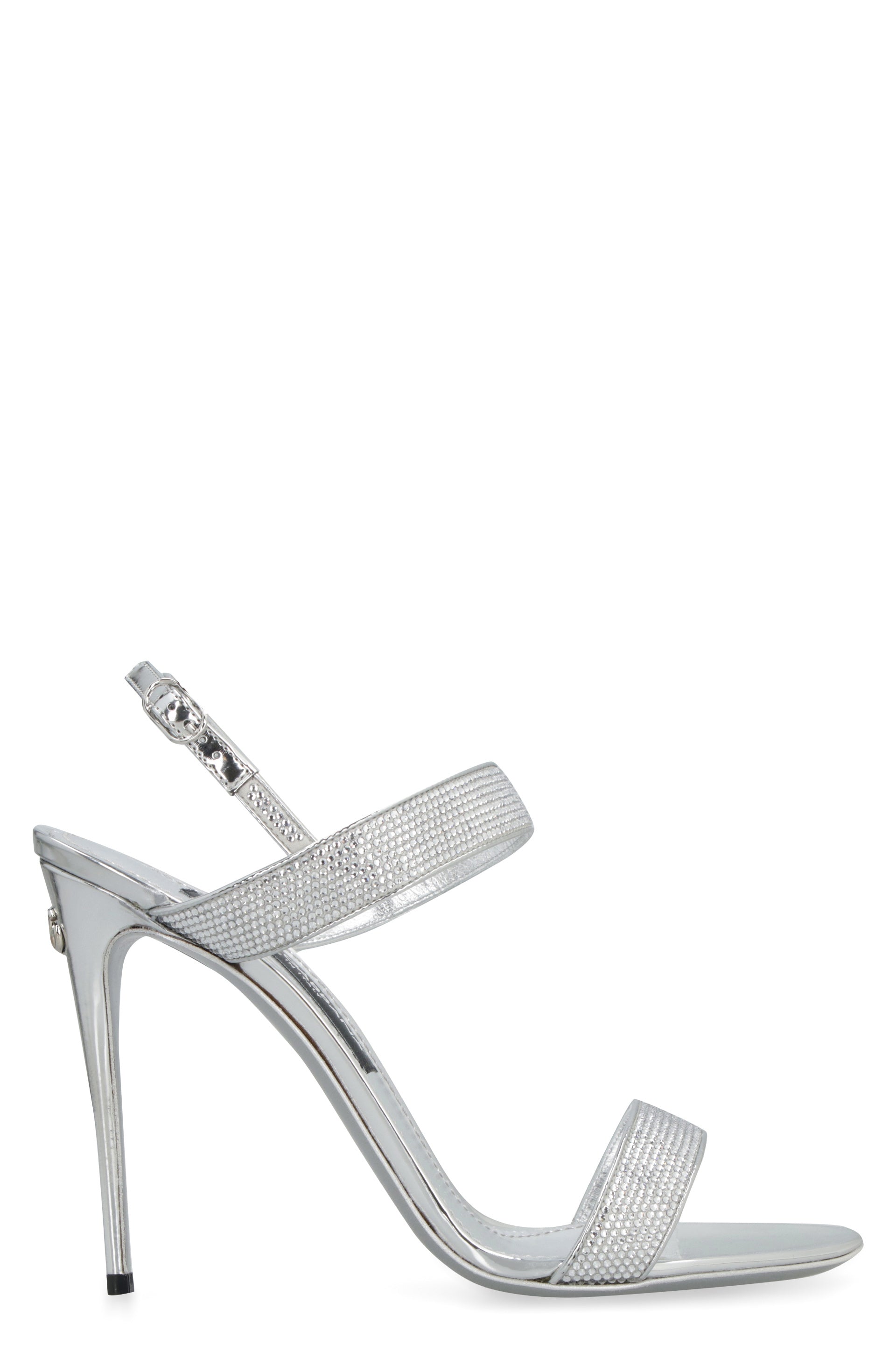 KIM DOLCE&GABBANA - Keira metallic leather sandals