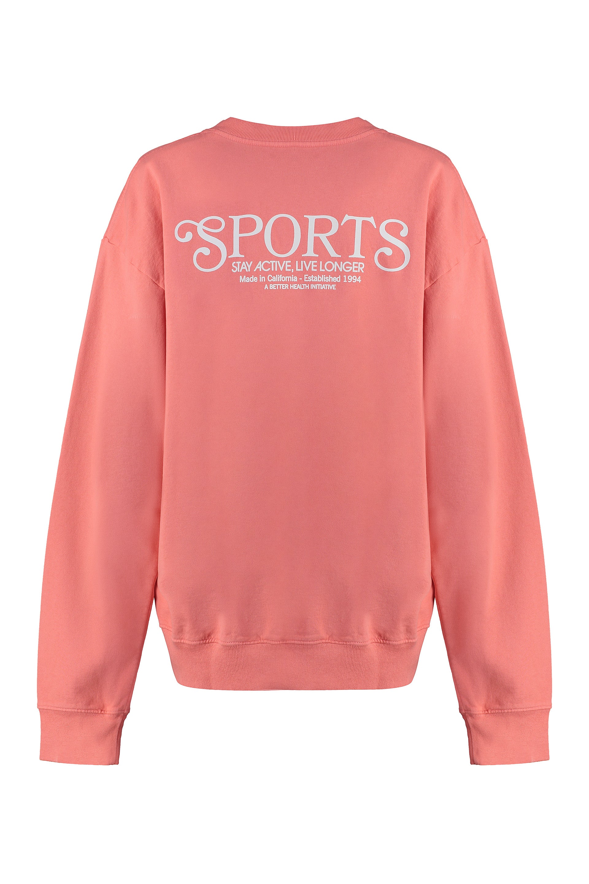 Cotton crew-neck sweatshirt