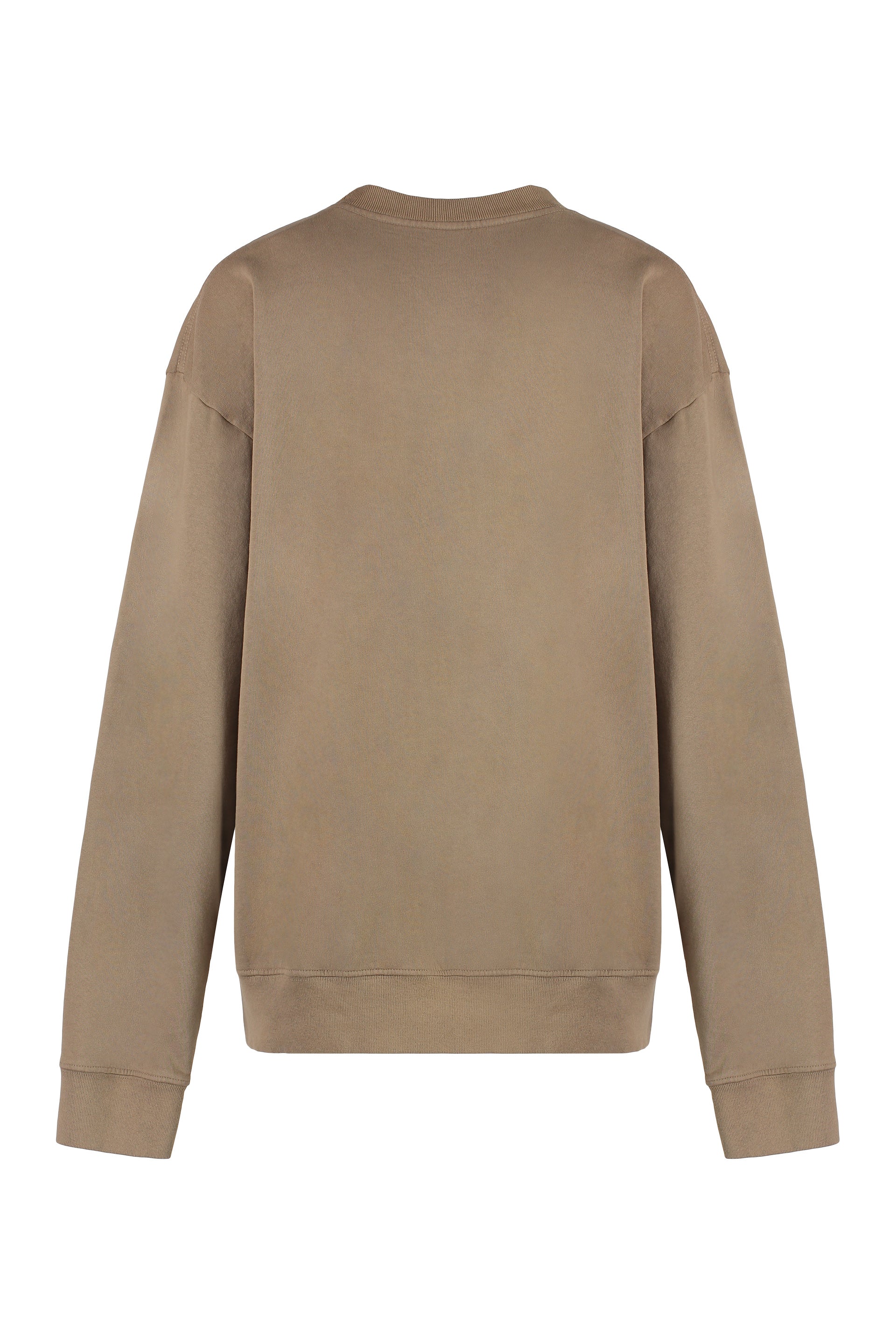 Cotton crew-neck sweatshirt