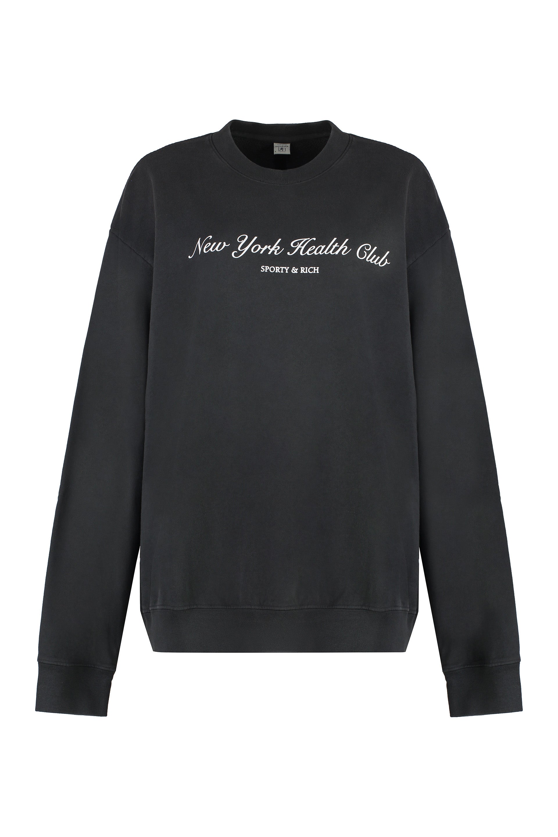 Cotton crew-neck sweatshirt