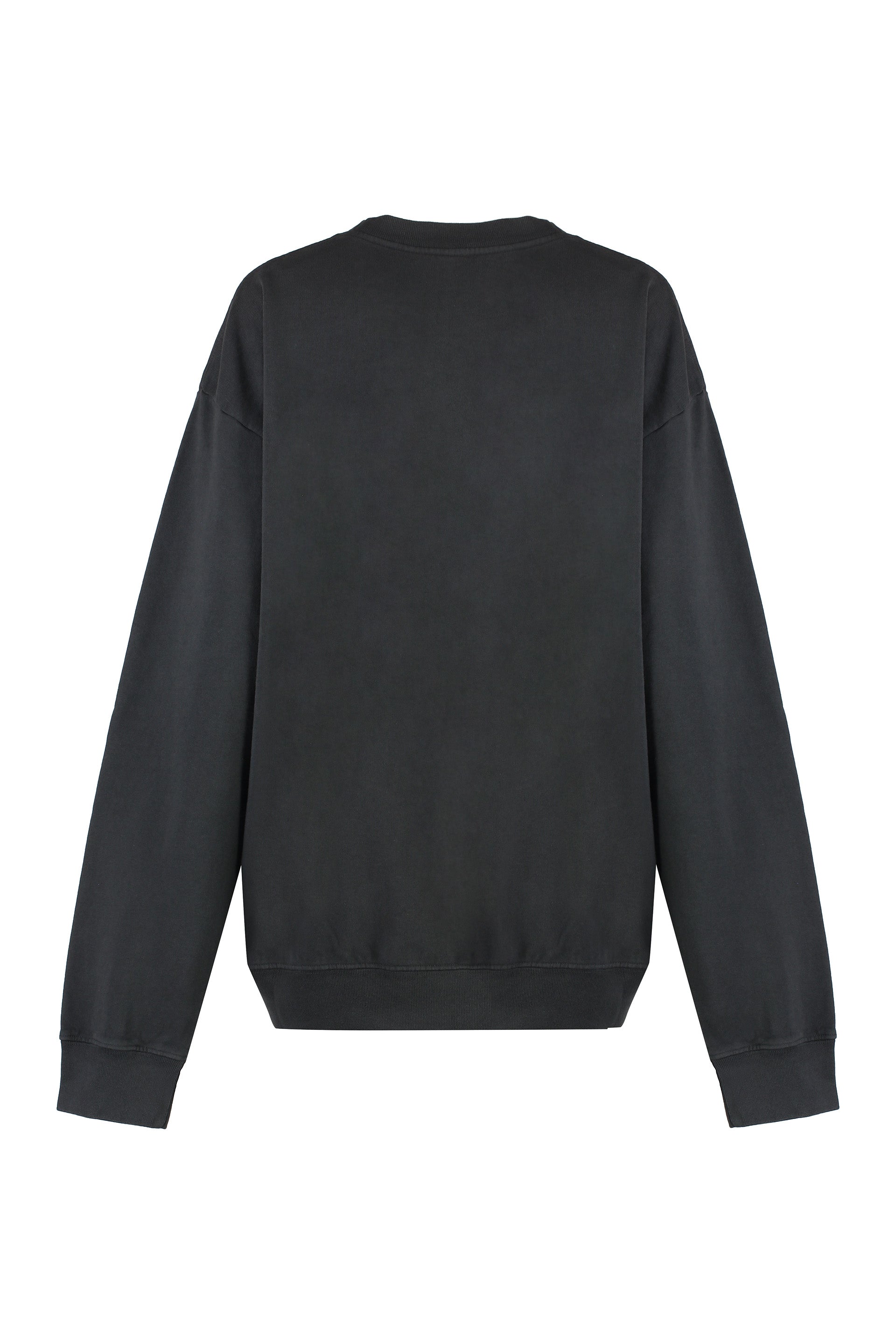 Cotton crew-neck sweatshirt