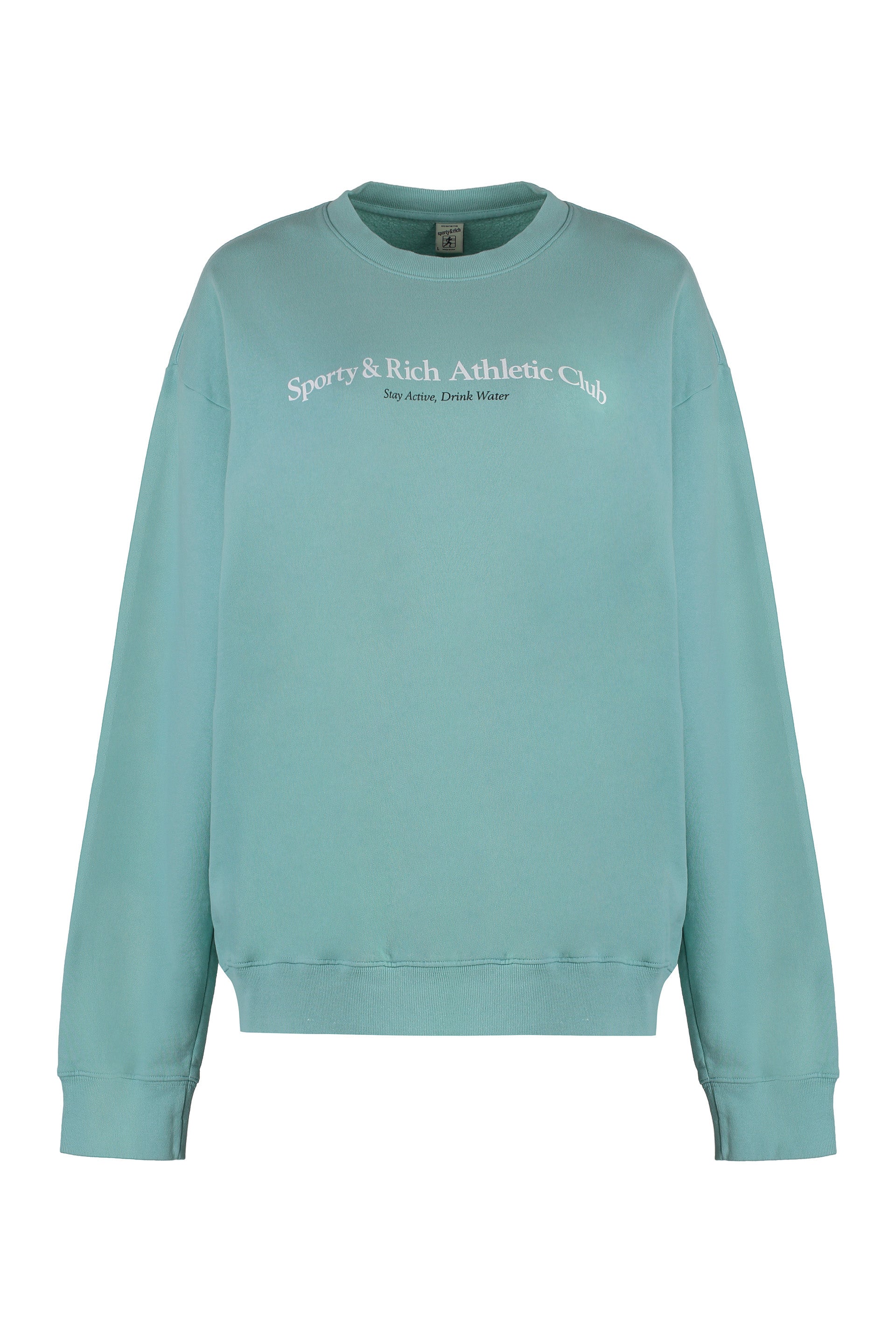 Cotton crew-neck sweatshirt