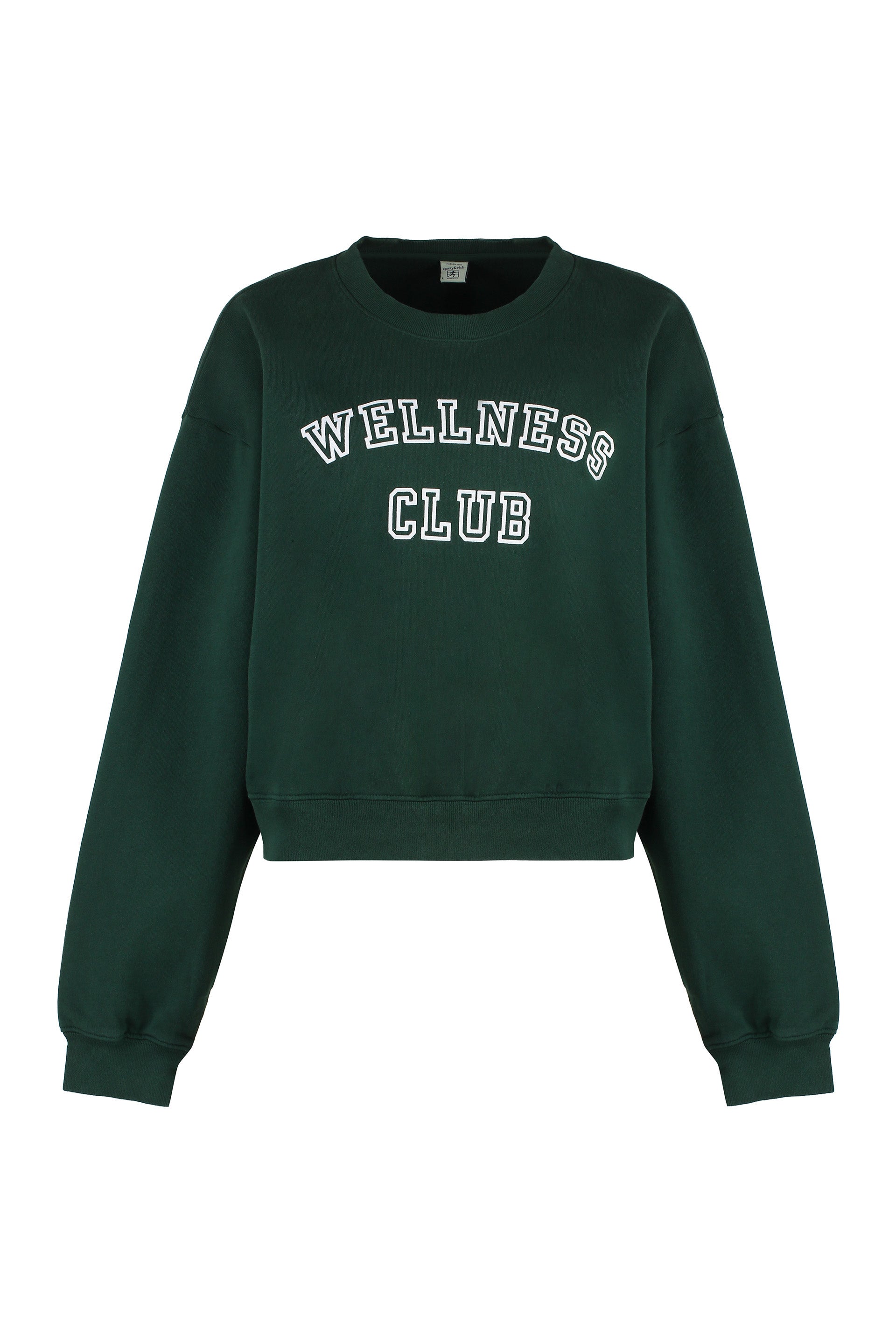 Cotton crew-neck sweatshirt