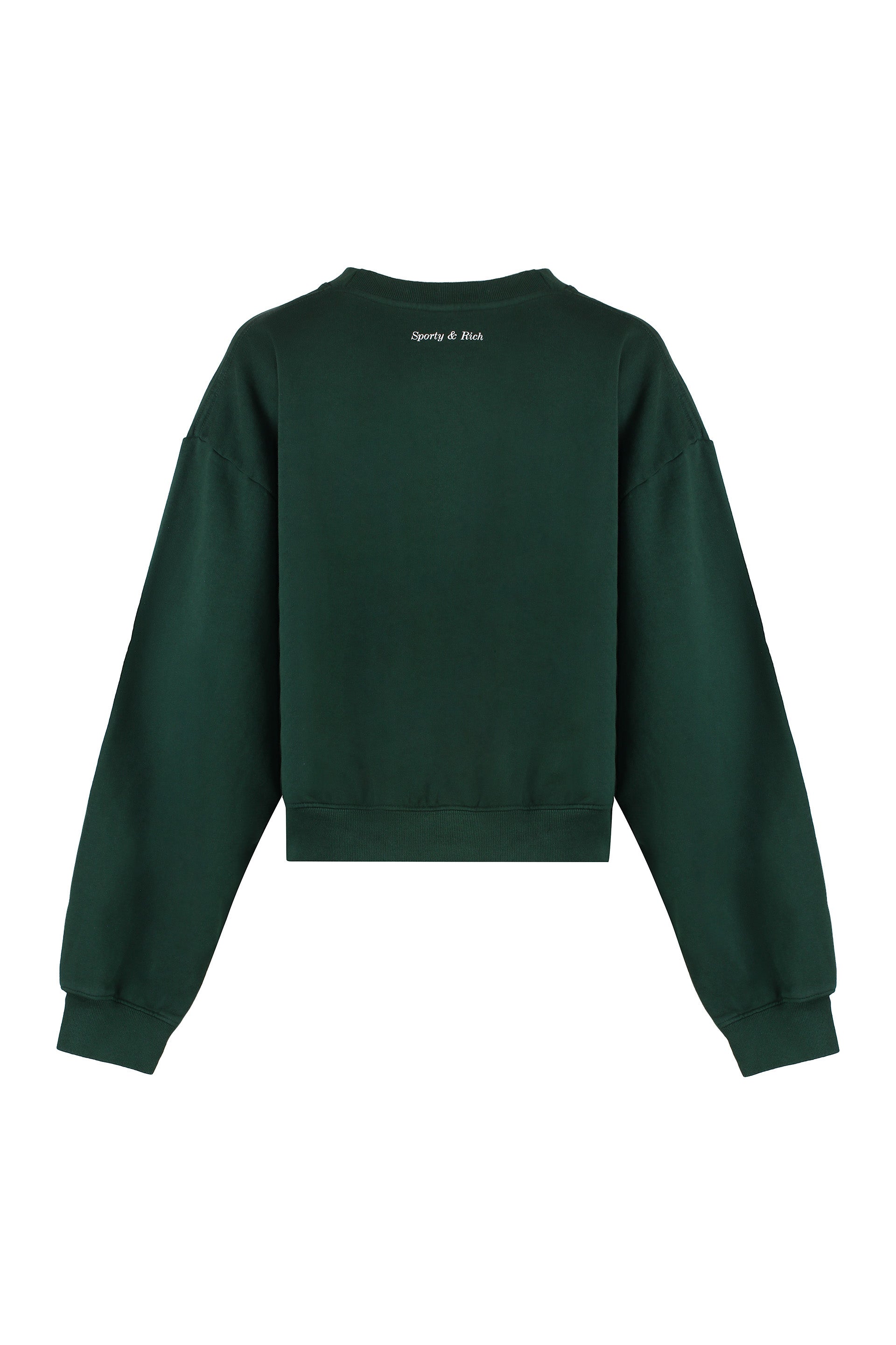 Cotton crew-neck sweatshirt