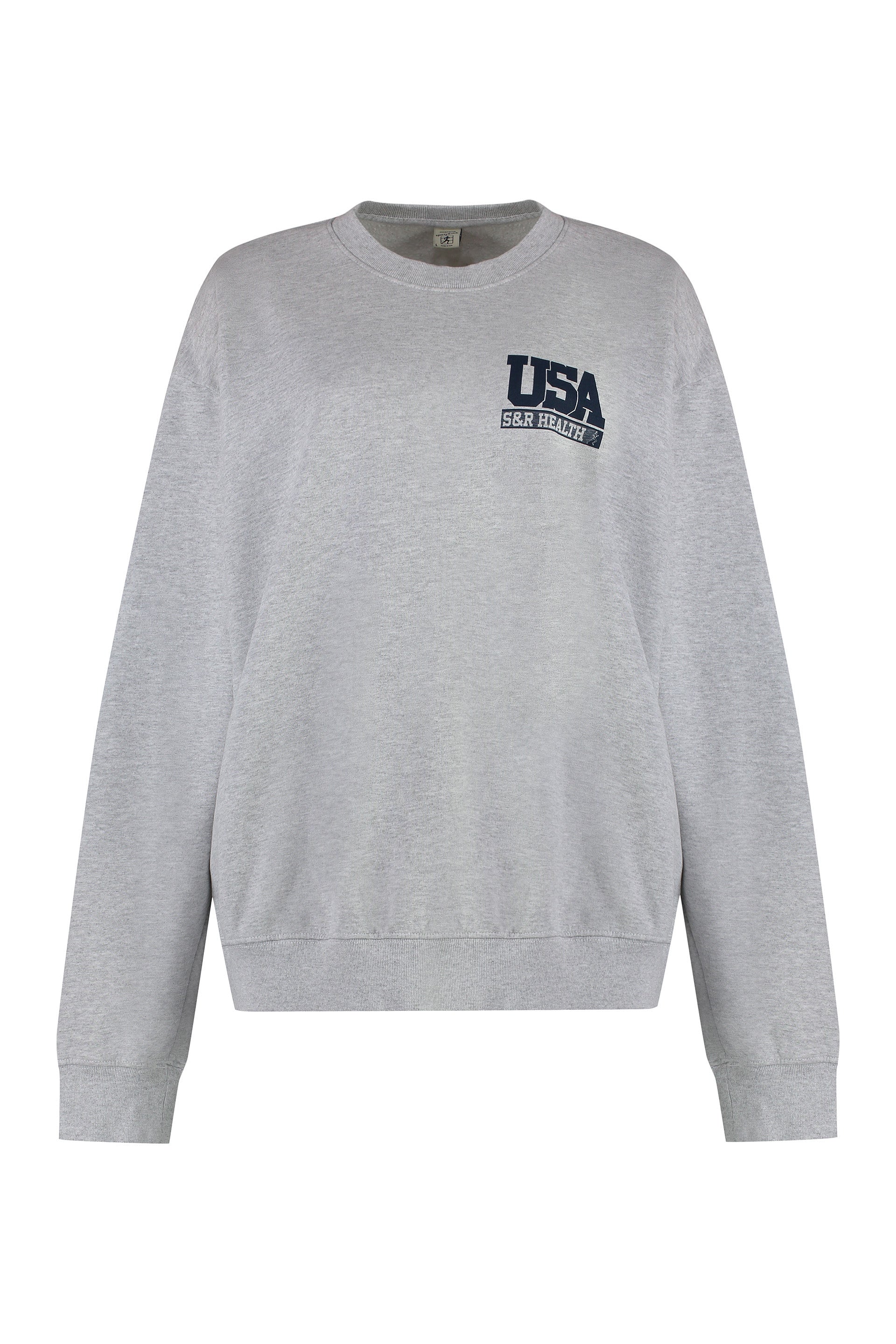 Cotton crew-neck sweatshirt