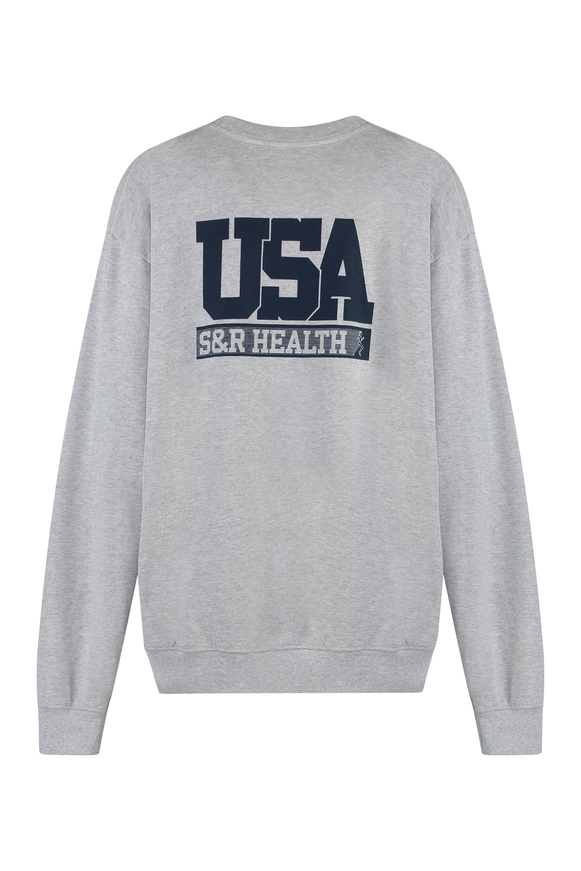 Cotton crew-neck sweatshirt