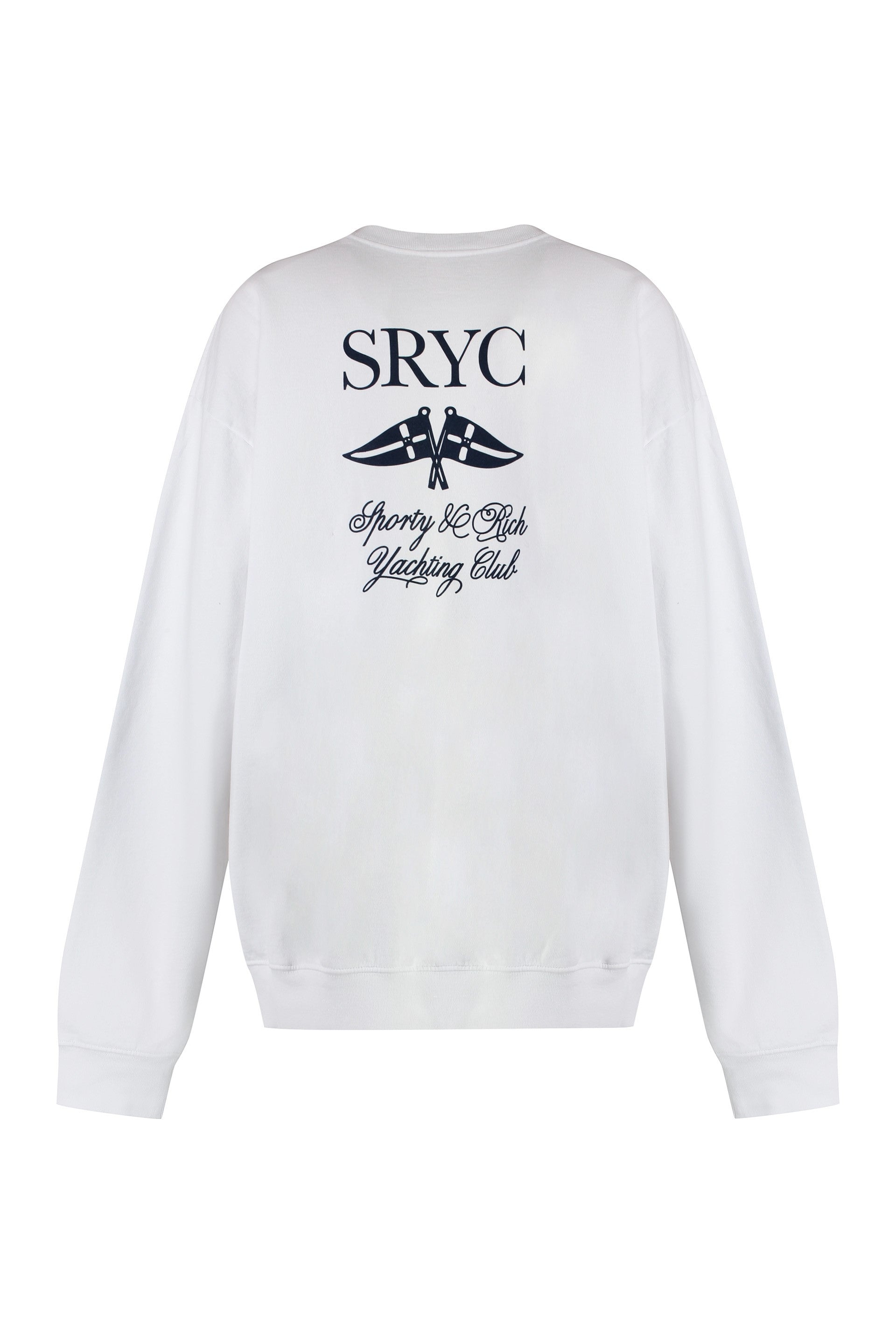 Cotton crew-neck sweatshirt