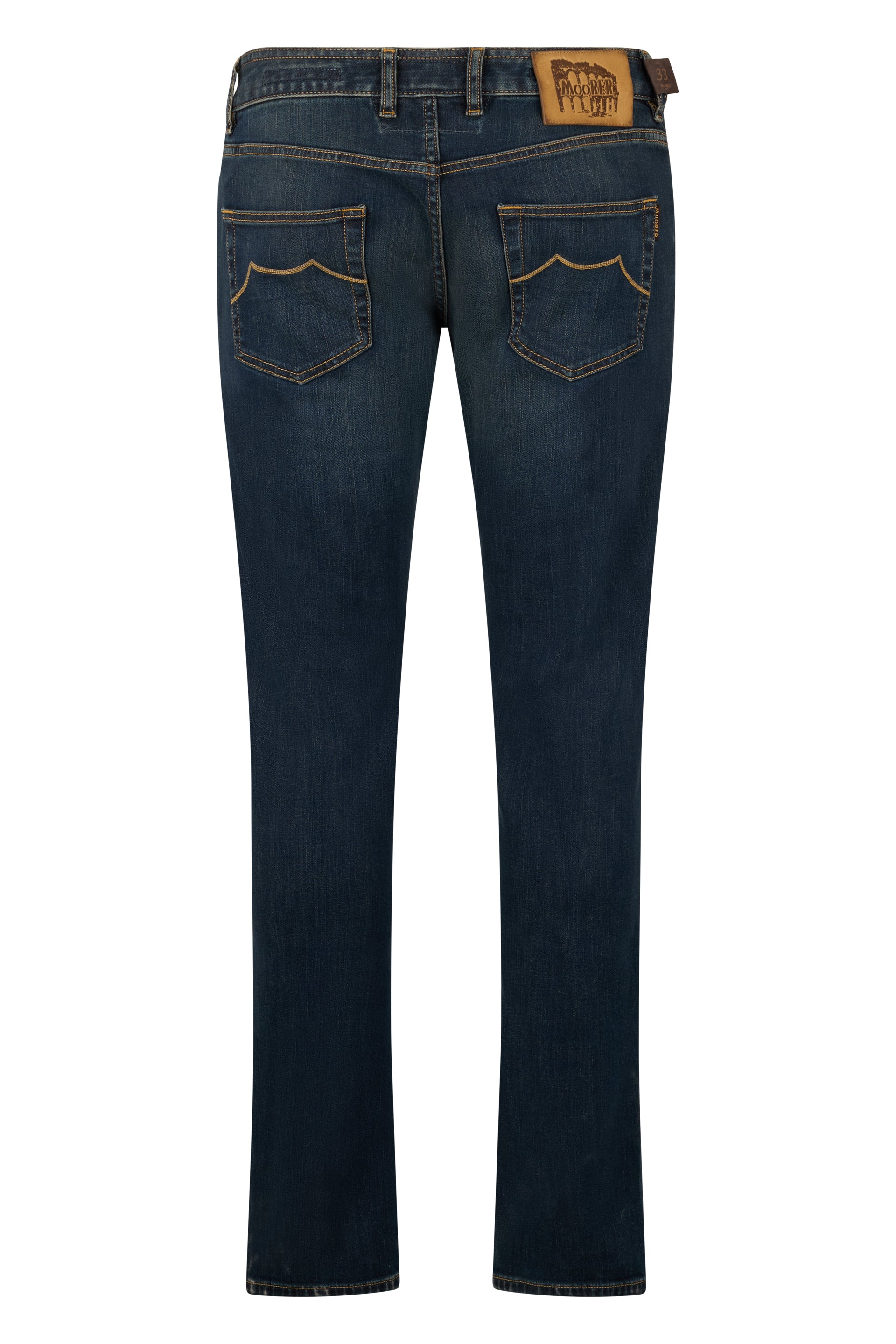 Slim Fit Dark Blue Vintage Jeans Man
