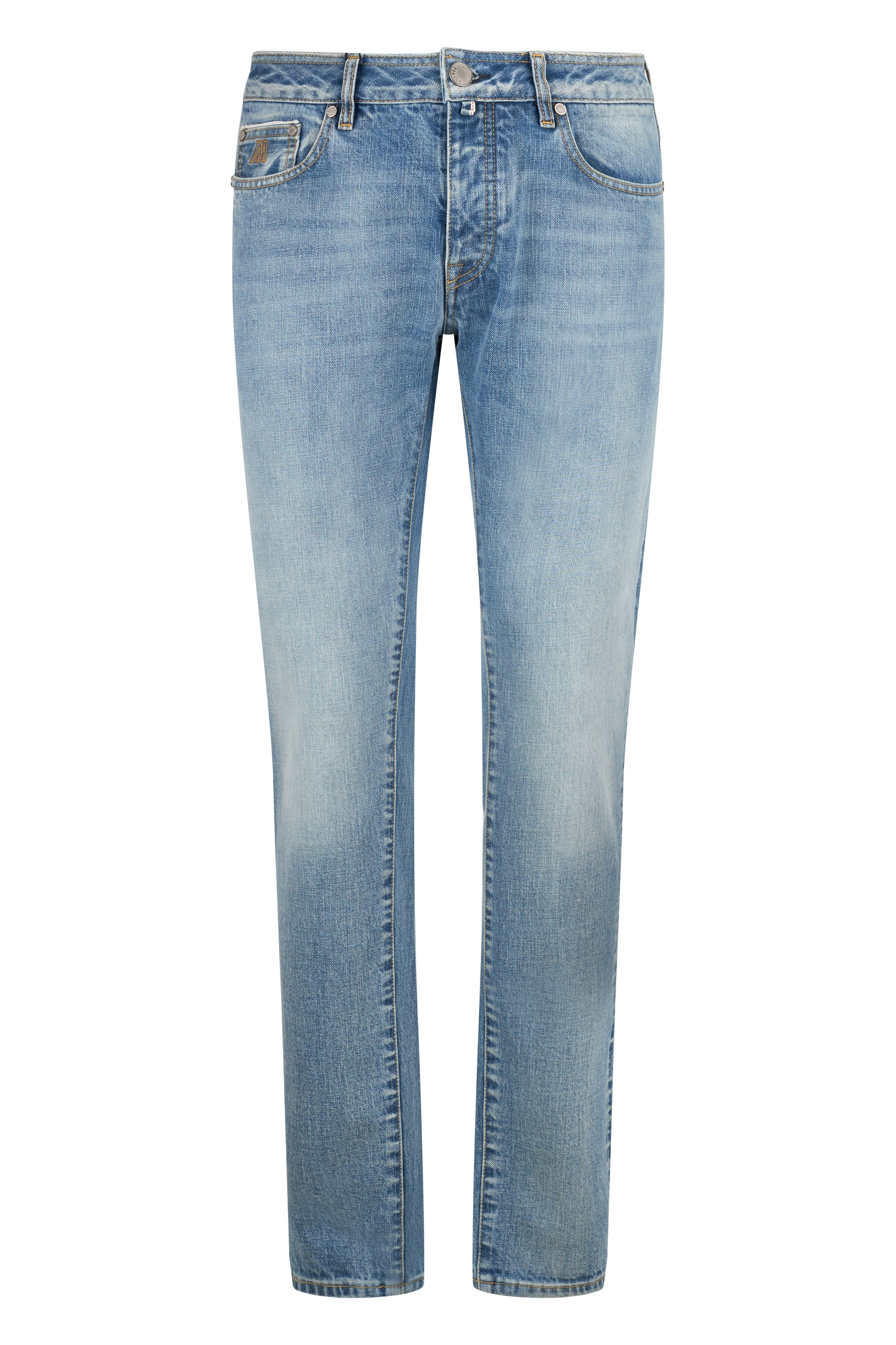 Slim Light Jeans with Faded Effect Casual