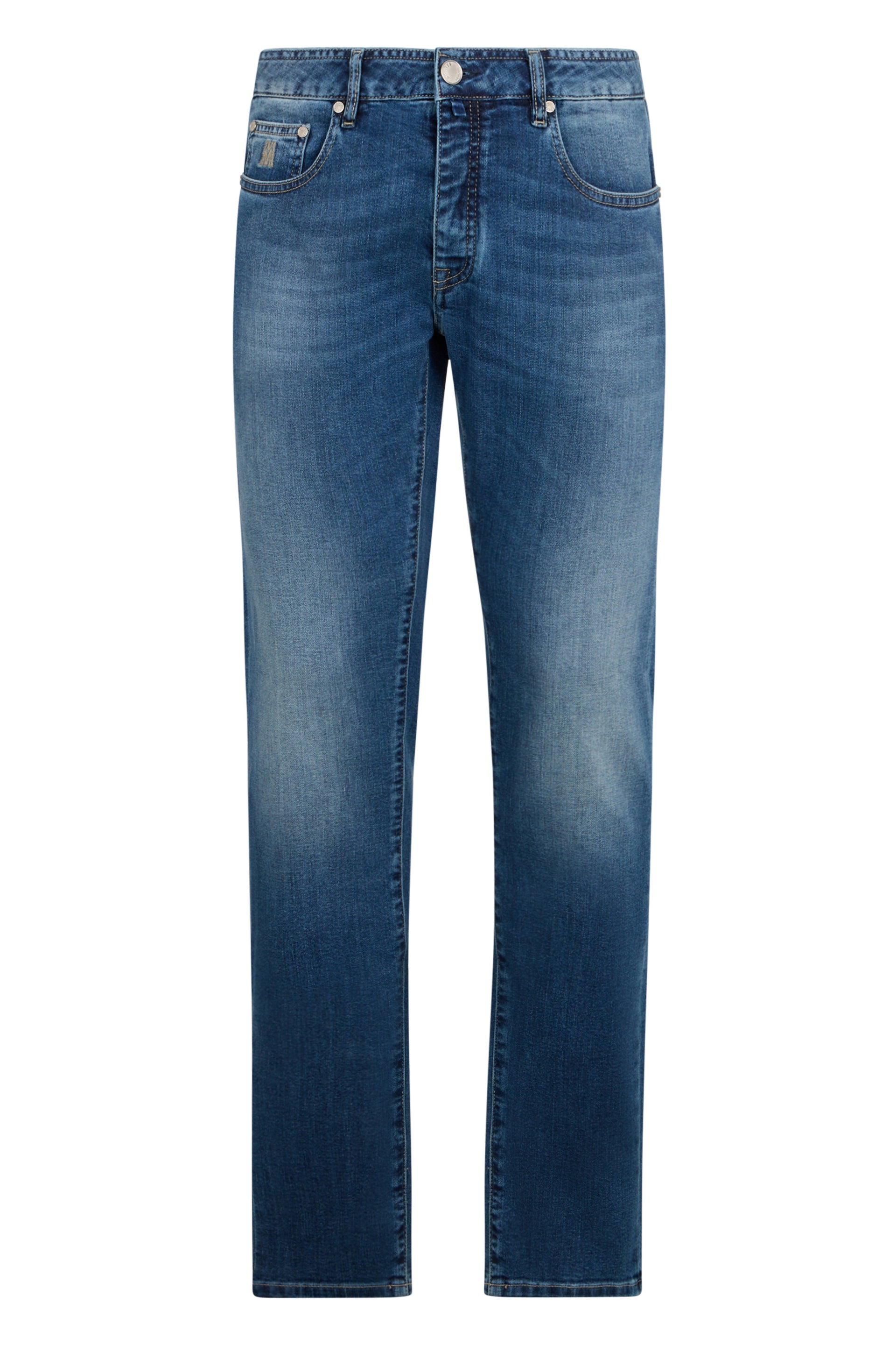 Dark Blue Classic Jeans with Elegant Fit