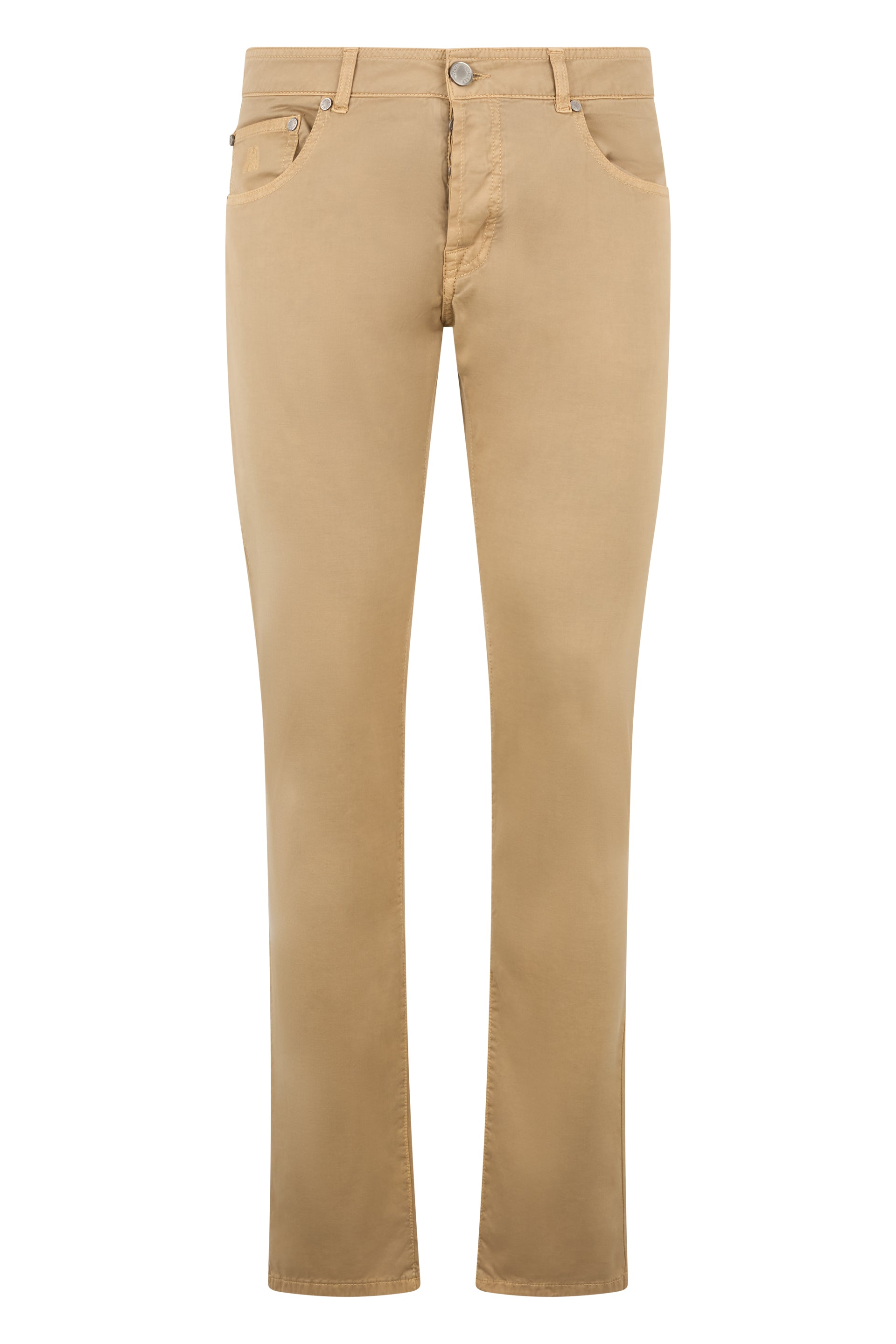 Beige pants with a minimal and casual style.