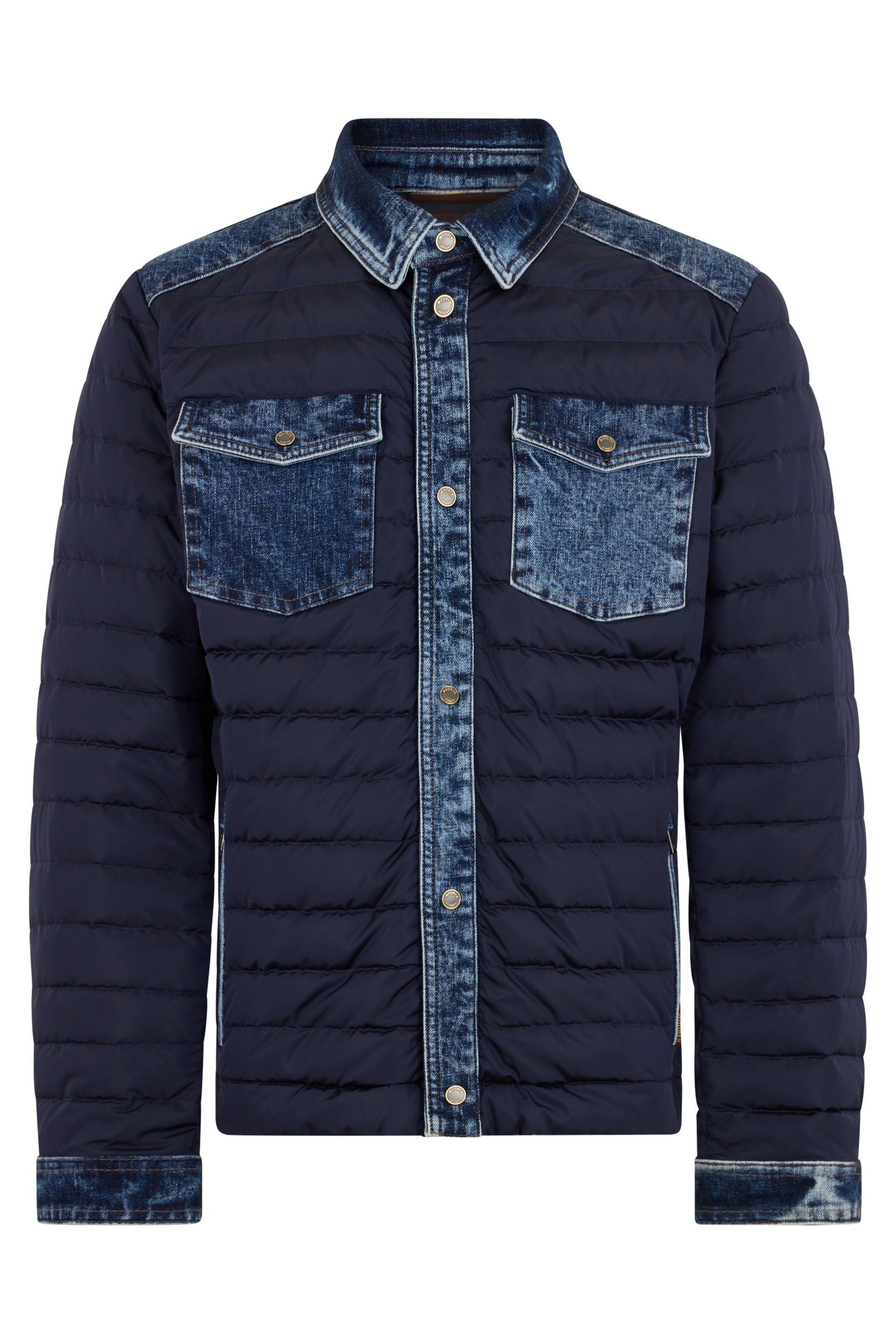 Dark blue jacket, elegant and versatile