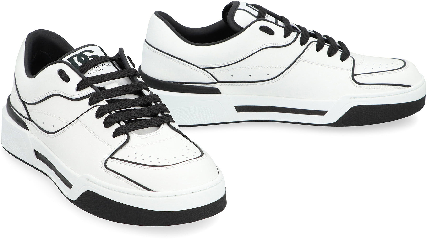 New Roma leather low-top sneakers