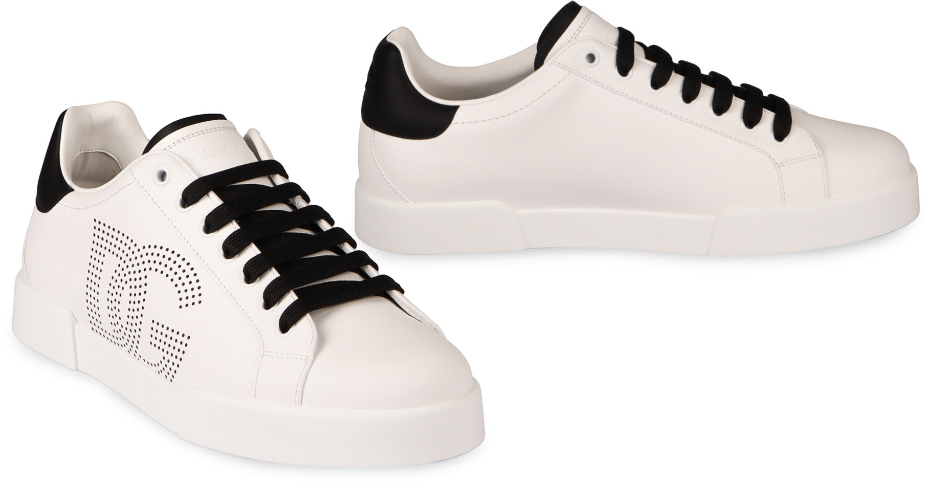 Portofino leather low-top sneakers