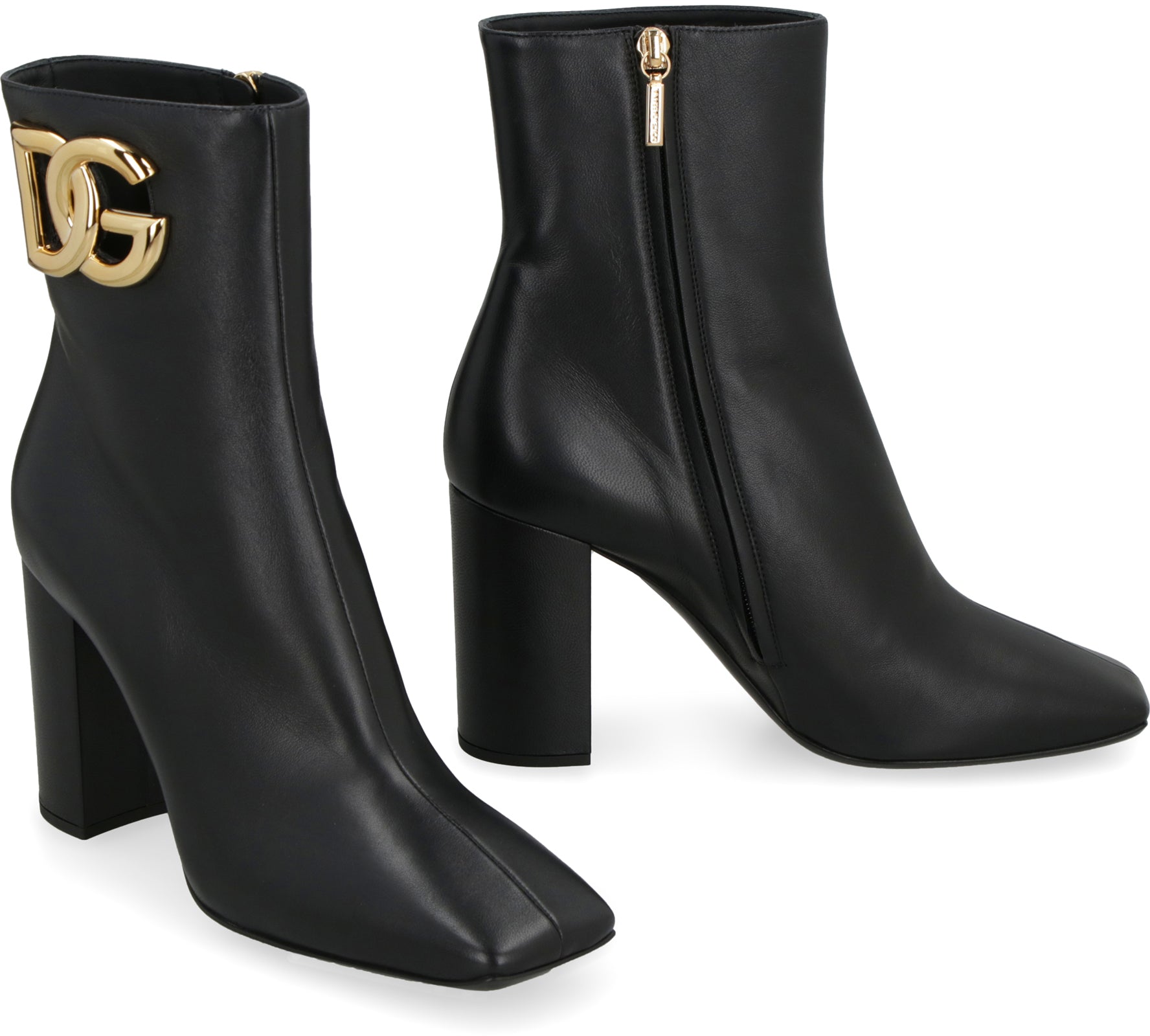 Jackie nappa ankle boots