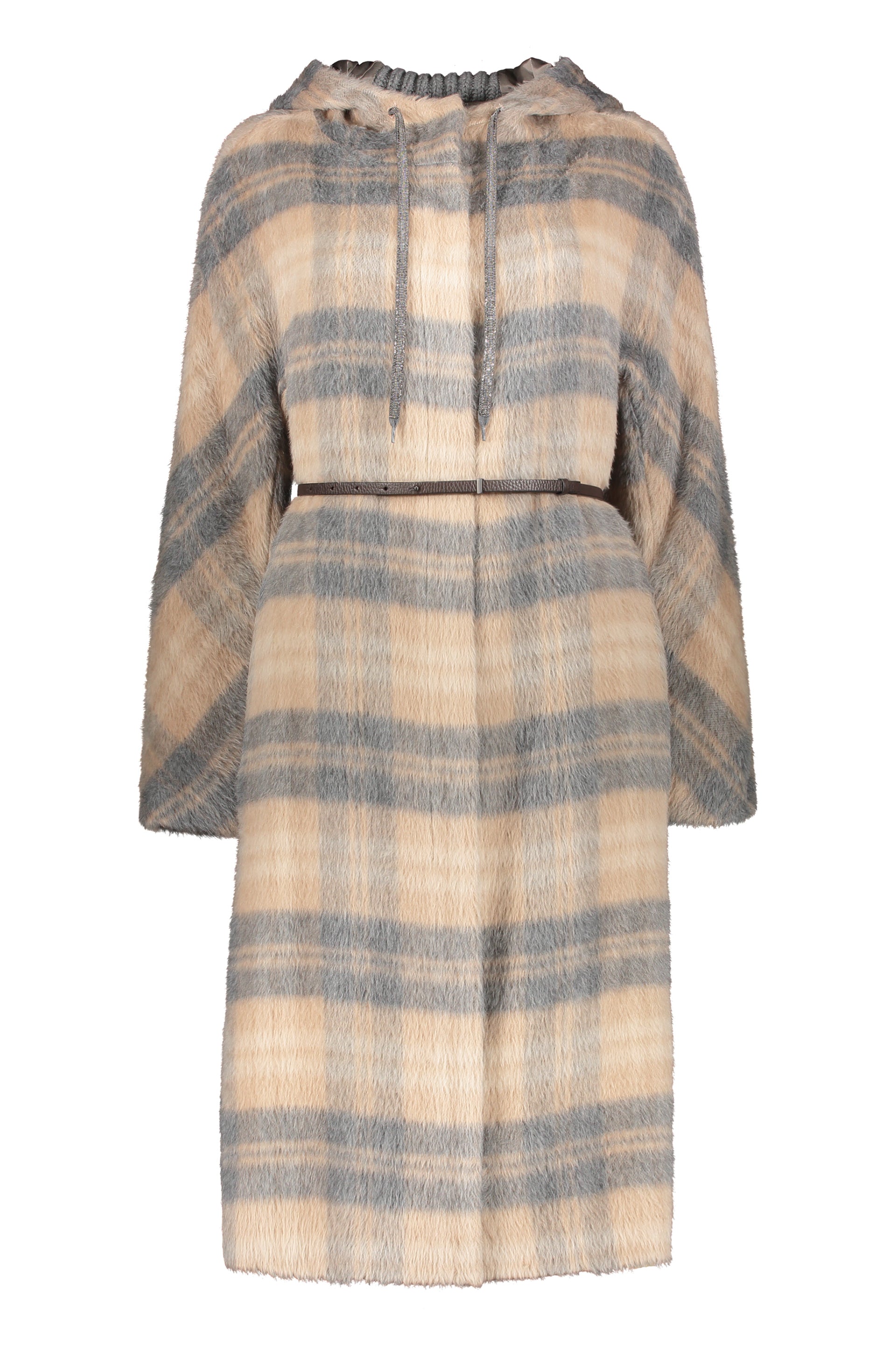 Alpaca-wool blend coat