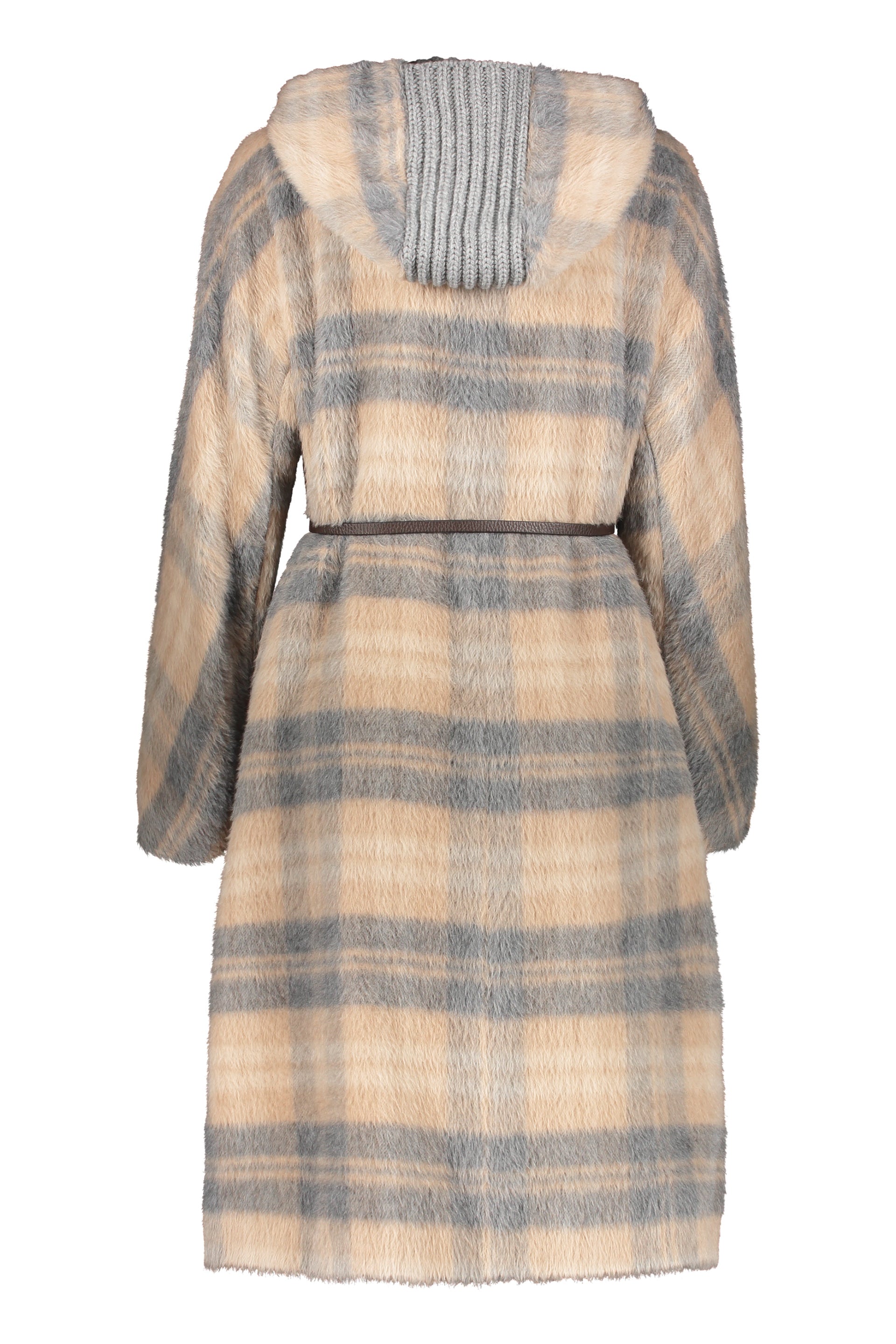 Alpaca-wool blend coat