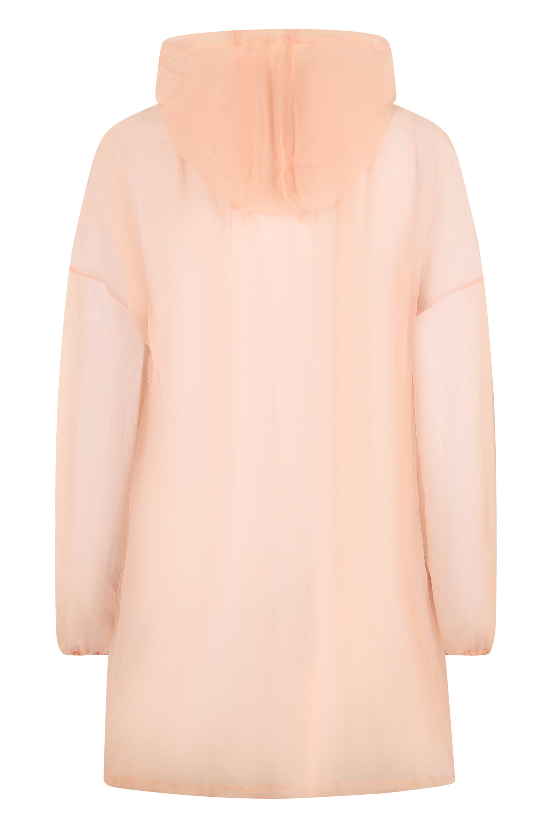 Light pink jacket with modern hood