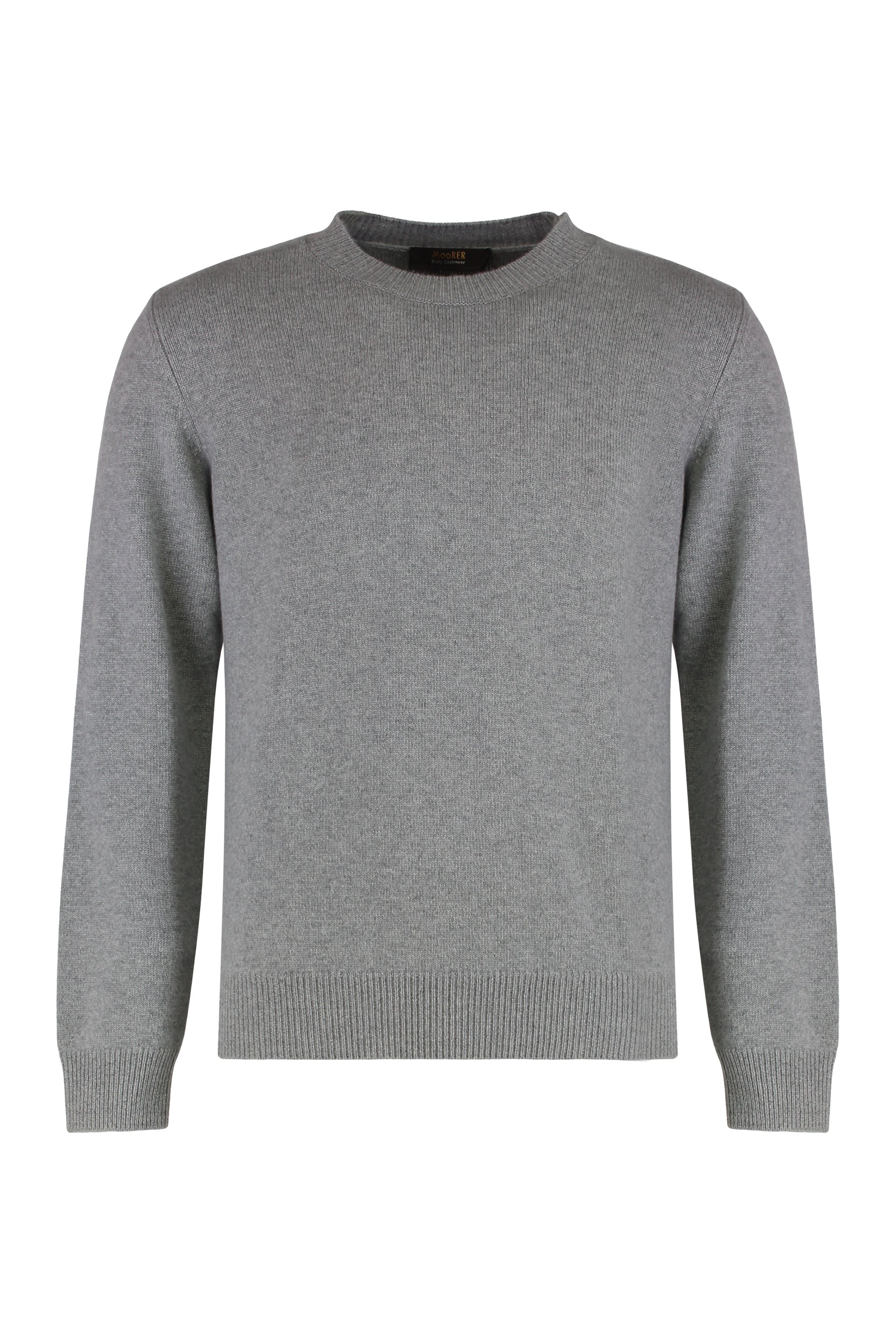 Crew neck sweater in cotton blend