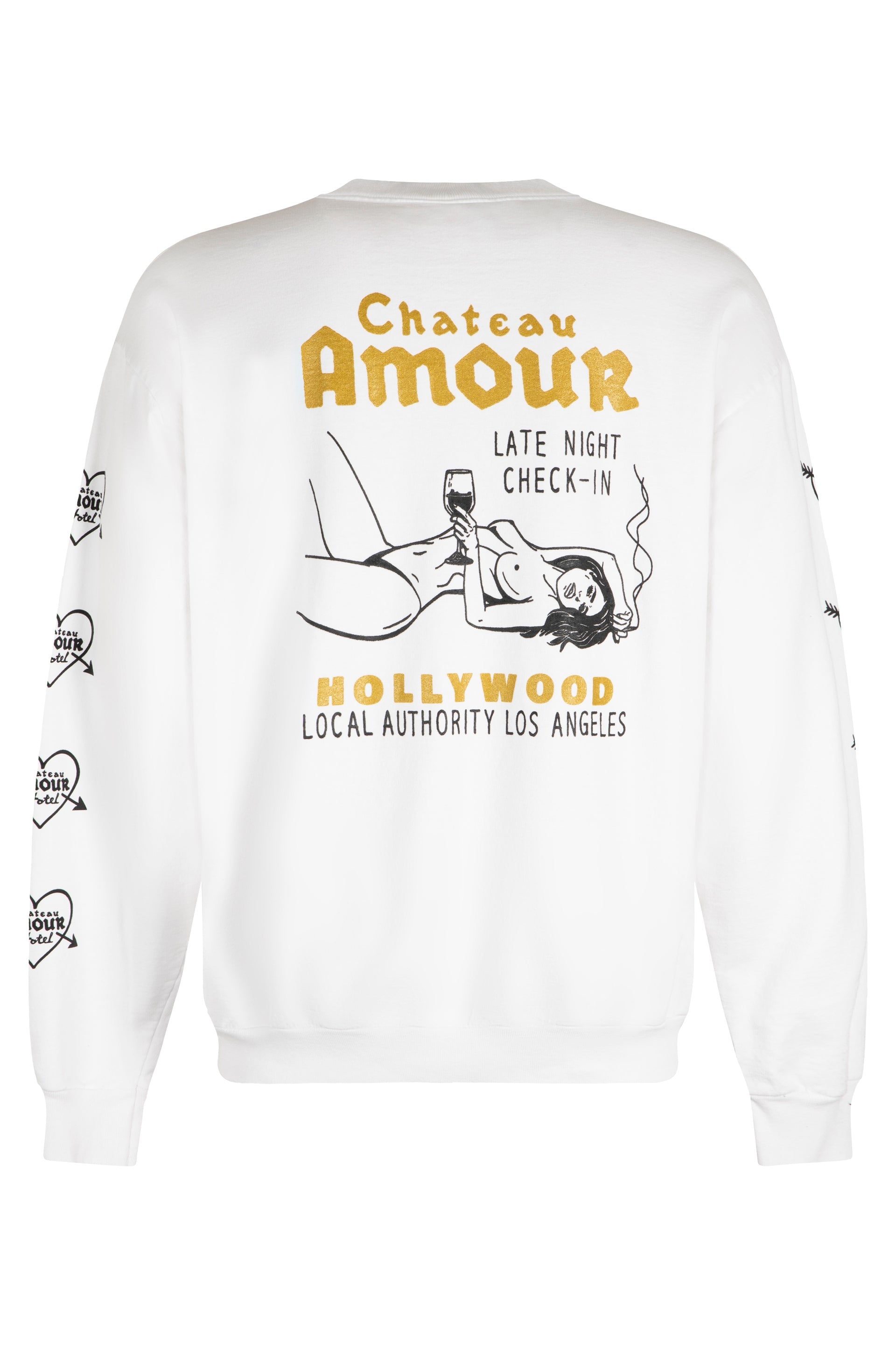Cotton crew-neck sweatshirt