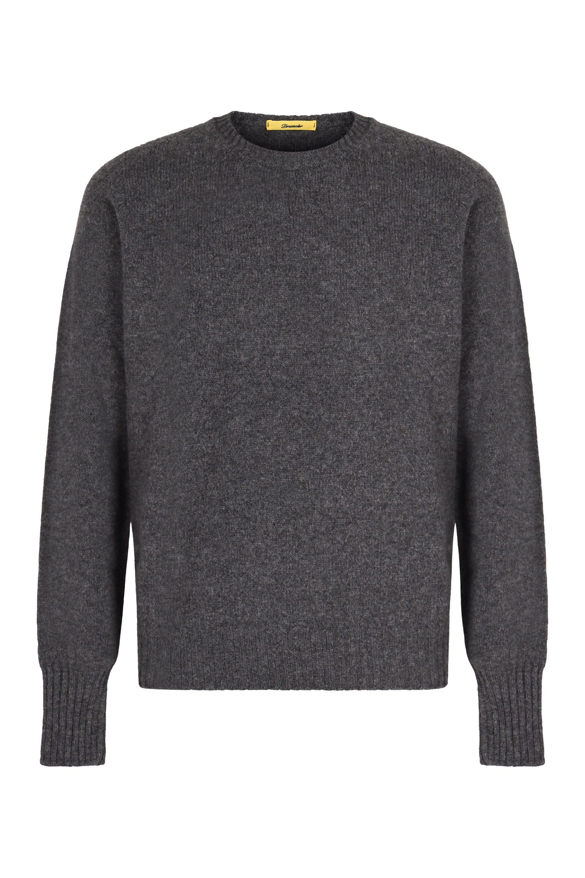 Wool crew-neck pullover