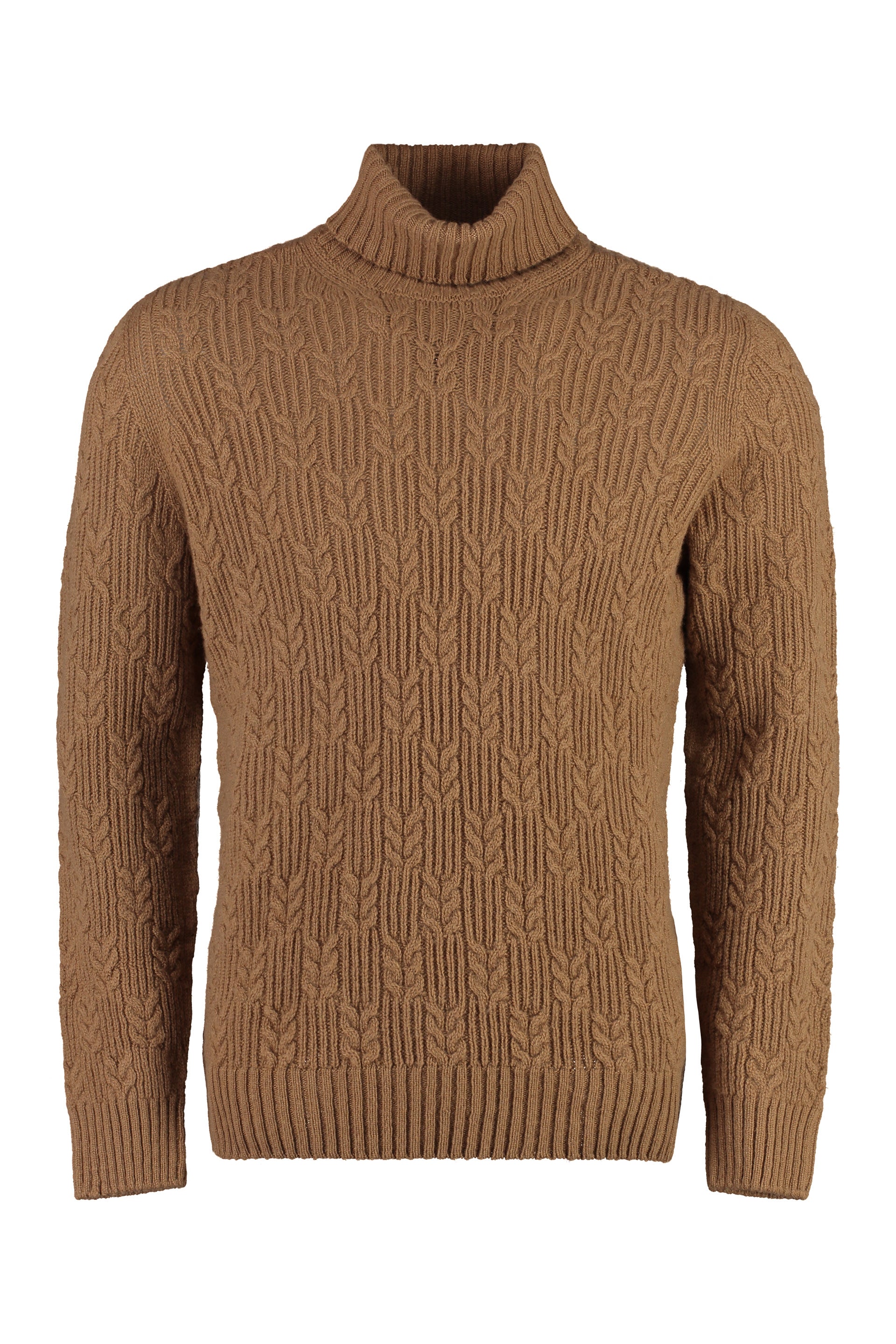 Wool turtleneck sweater