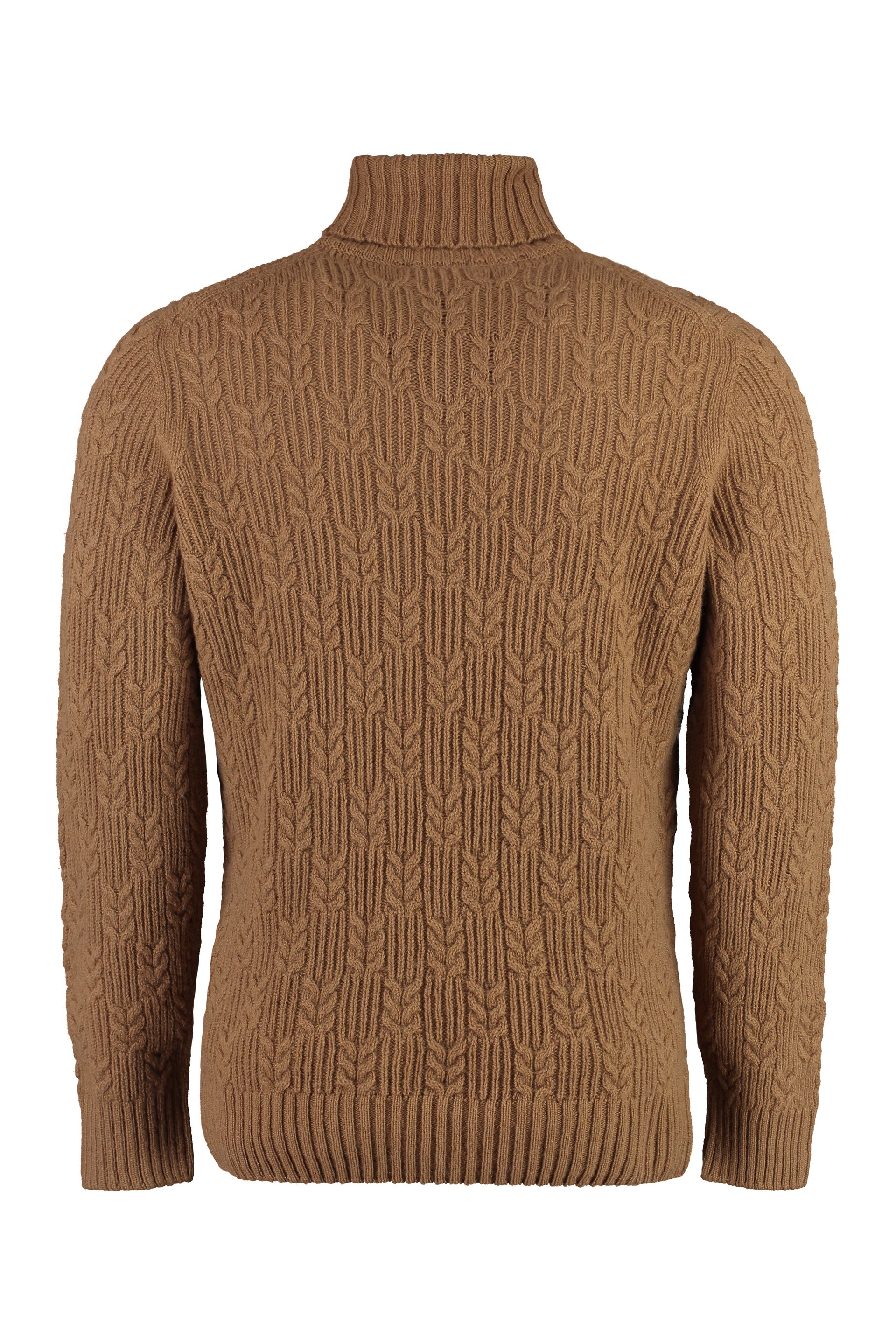 Wool turtleneck sweater