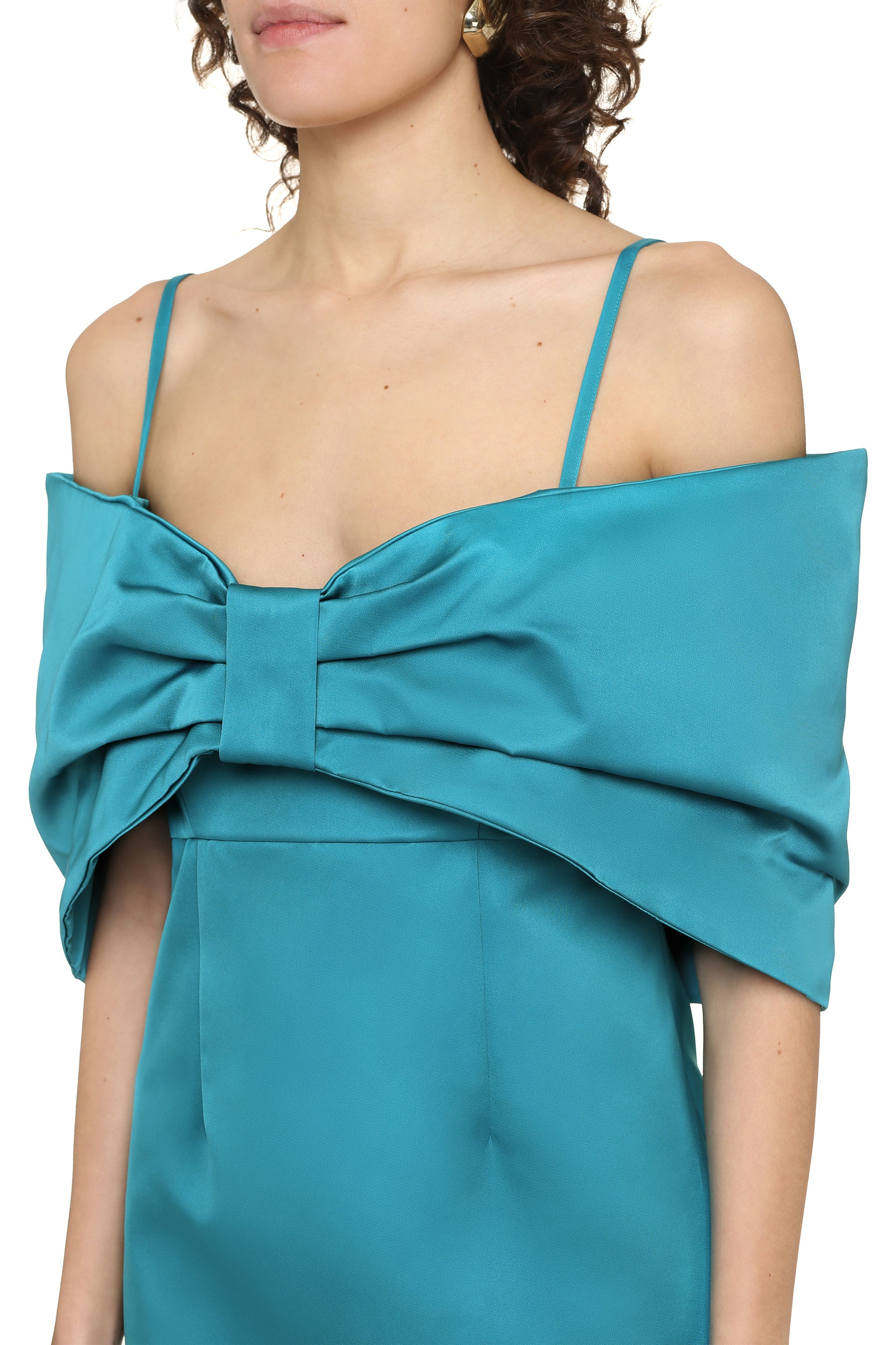 Bow detail dress