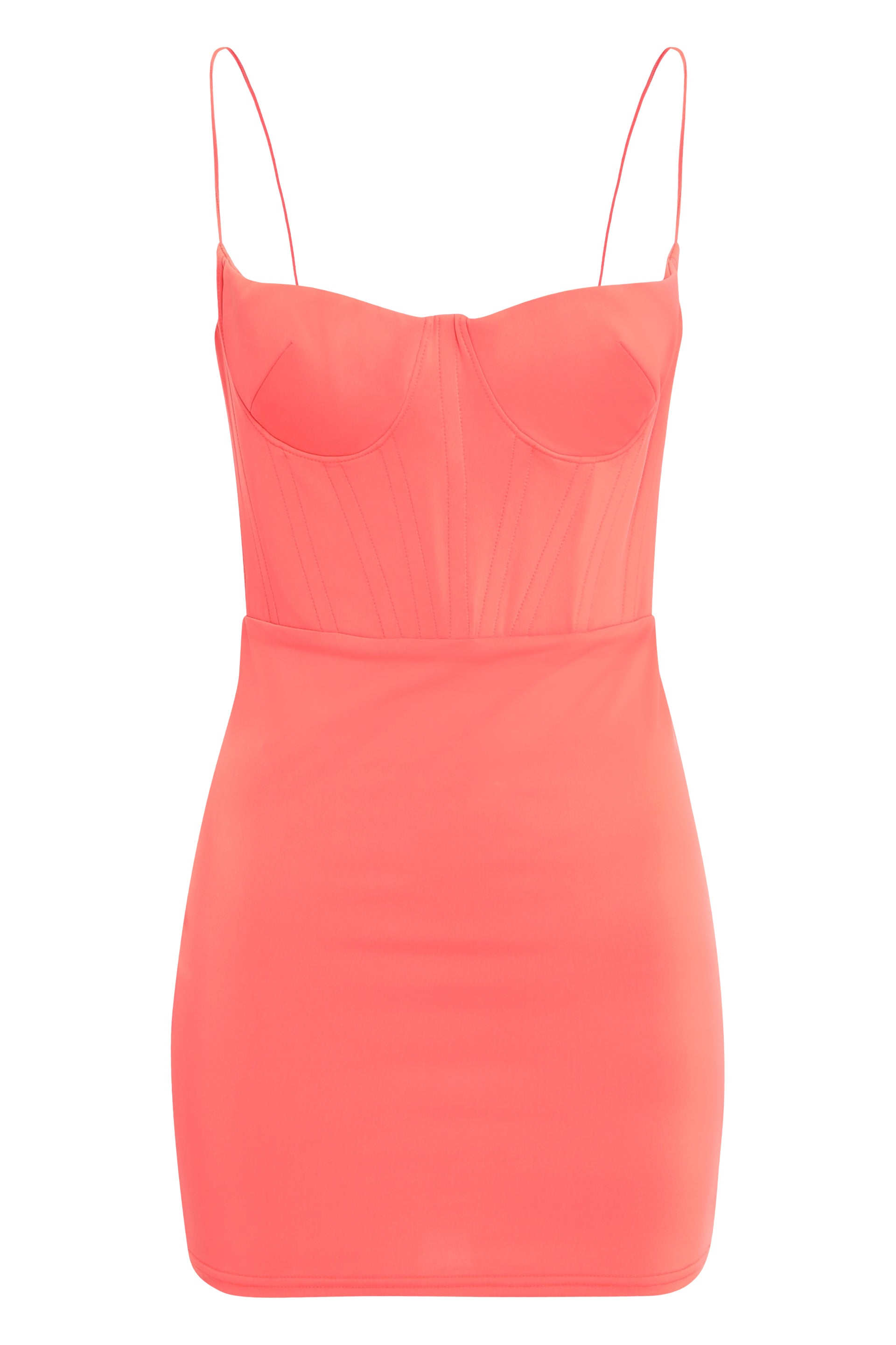 Mini dress in technical fabric