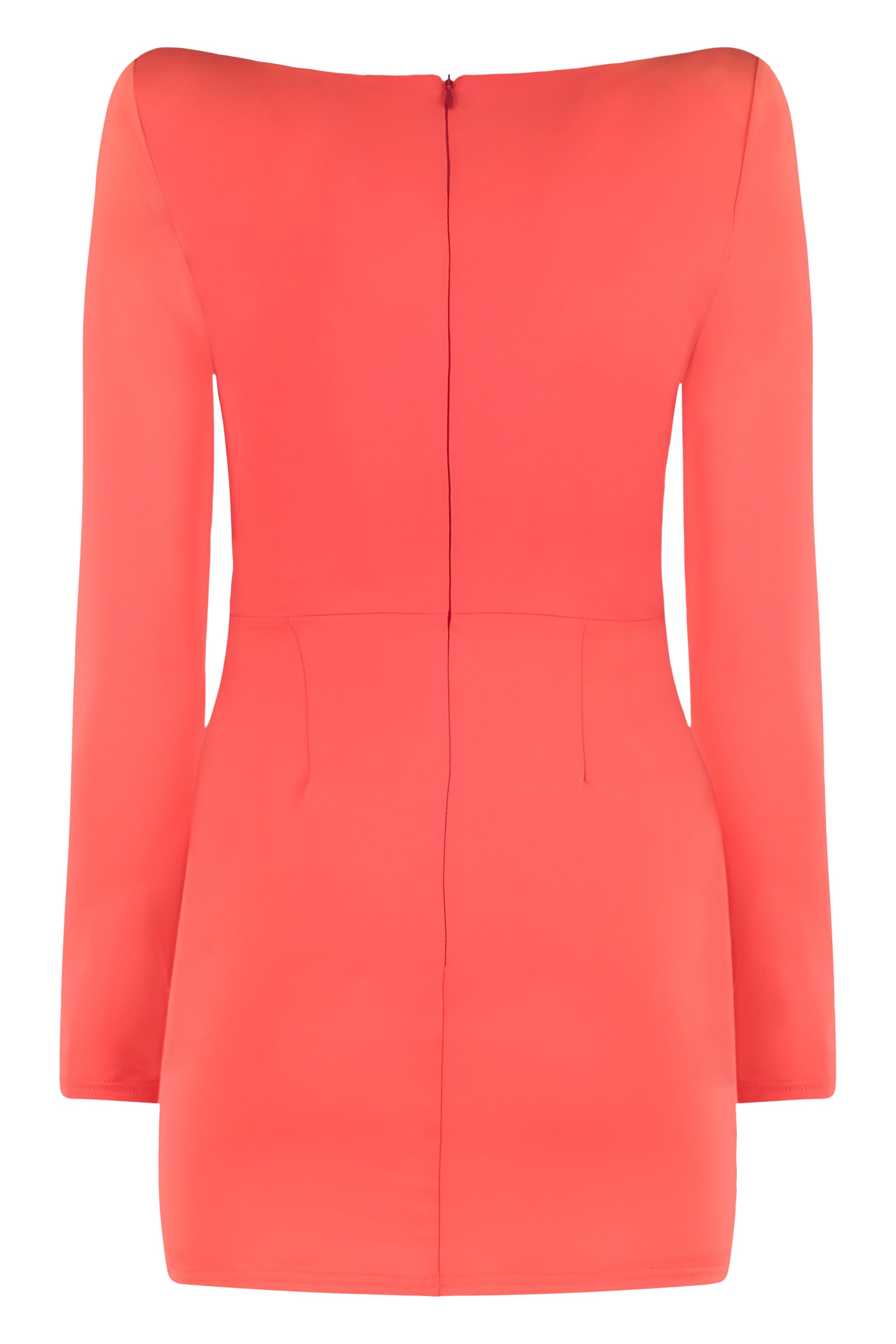 Mini dress in technical fabric