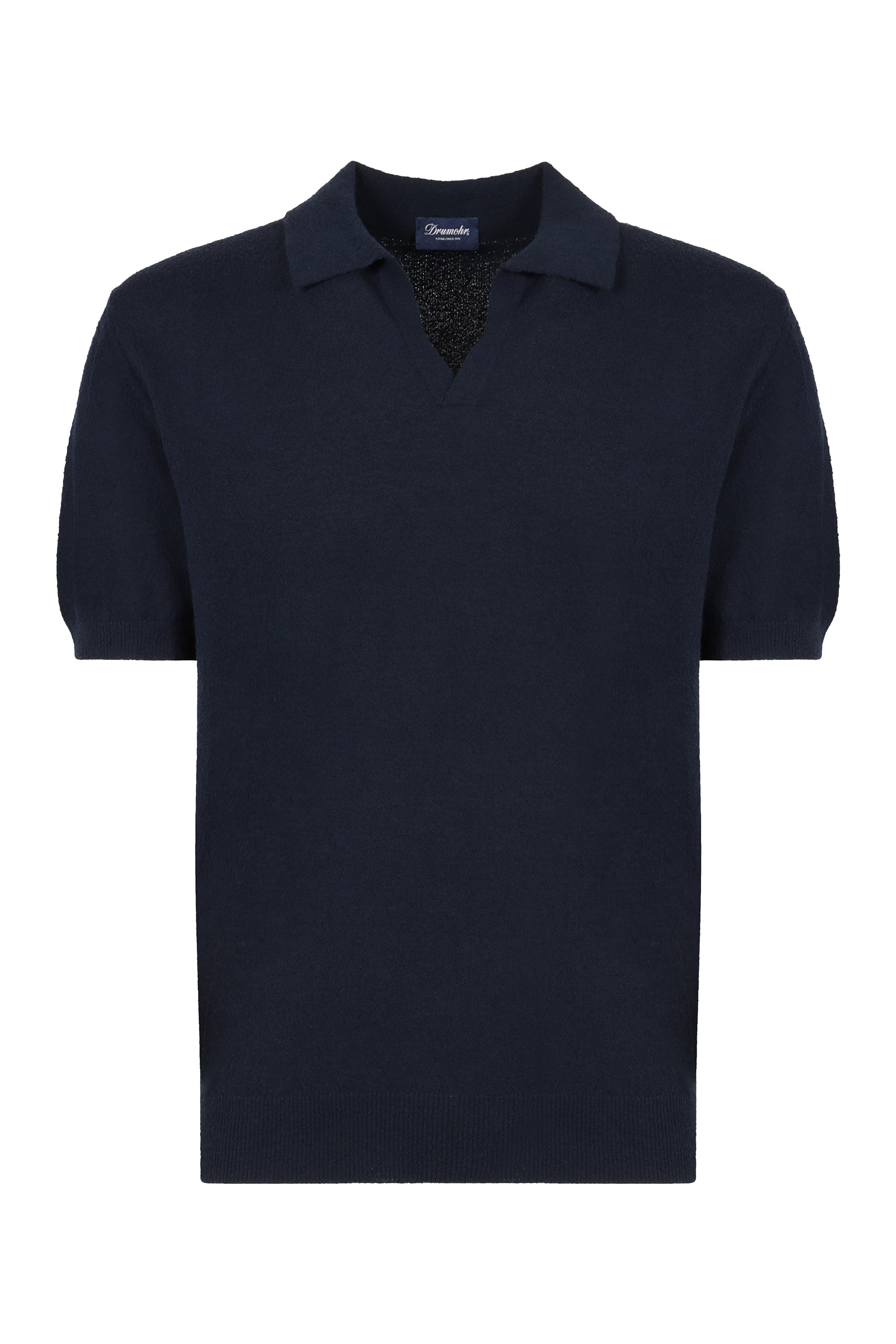 Short sleeve cotton polo shirt