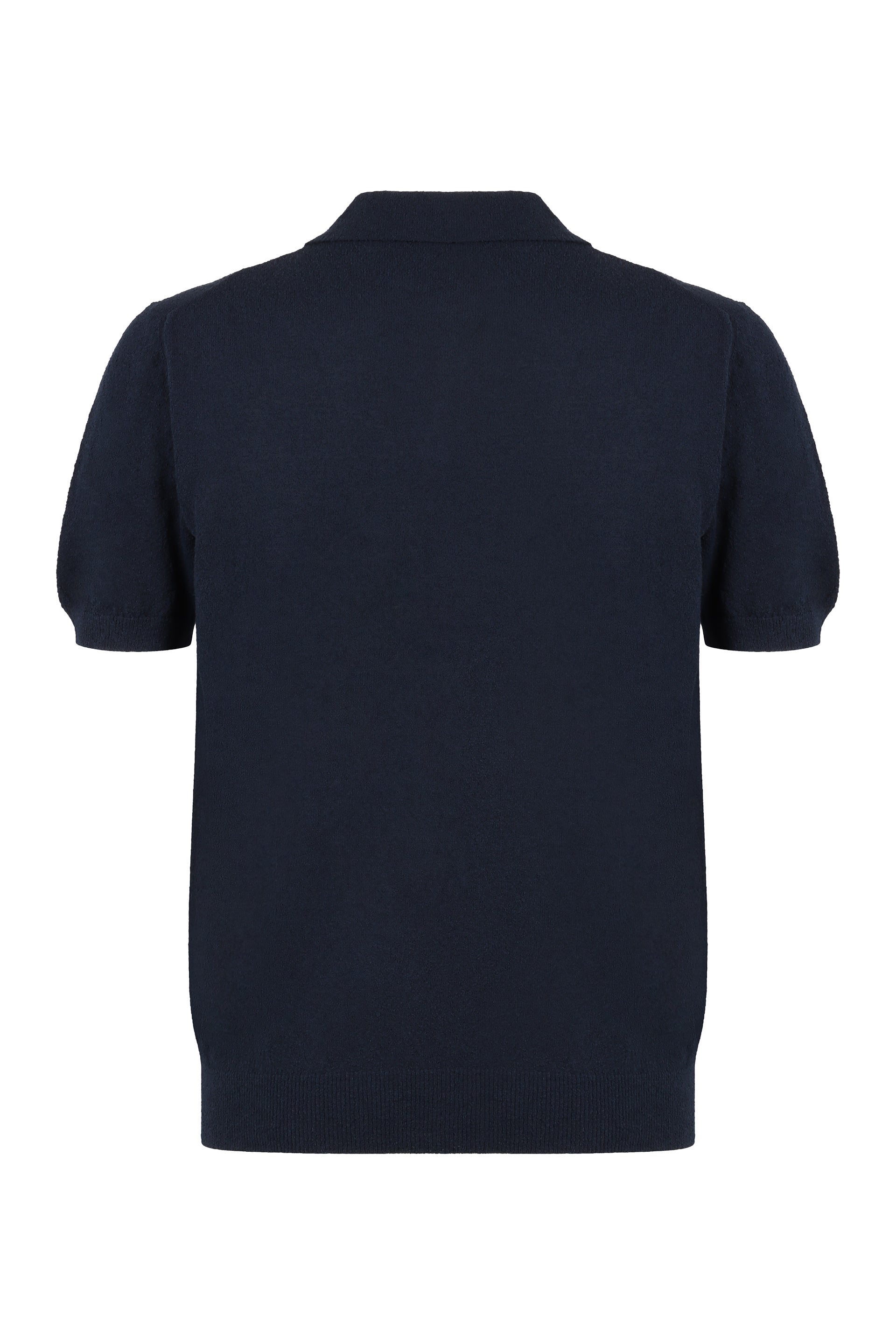 Short sleeve cotton polo shirt