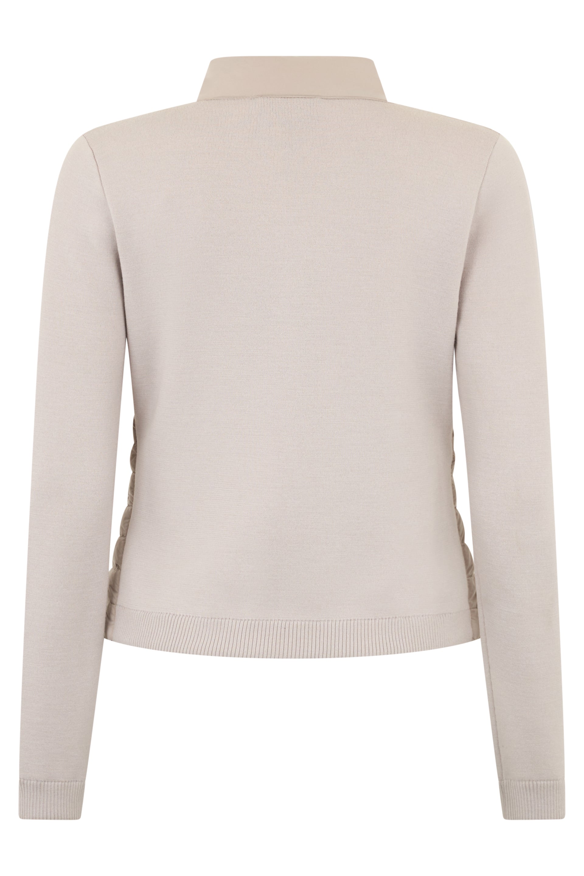 Elegant padded jacket in sand color with a casual design, perfect for any occasion.