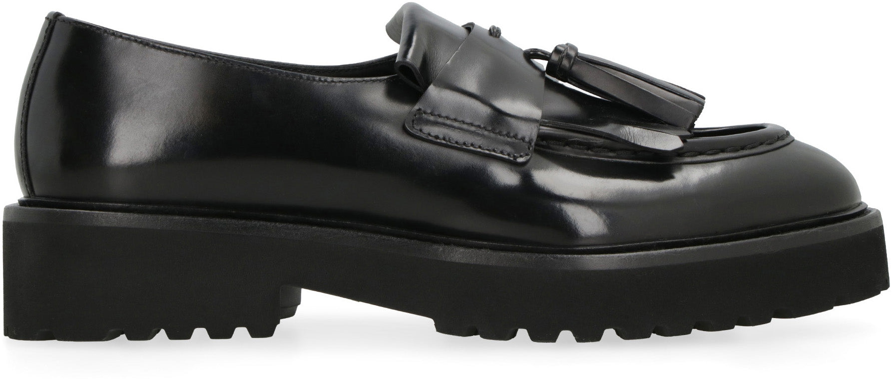 Leather loafers