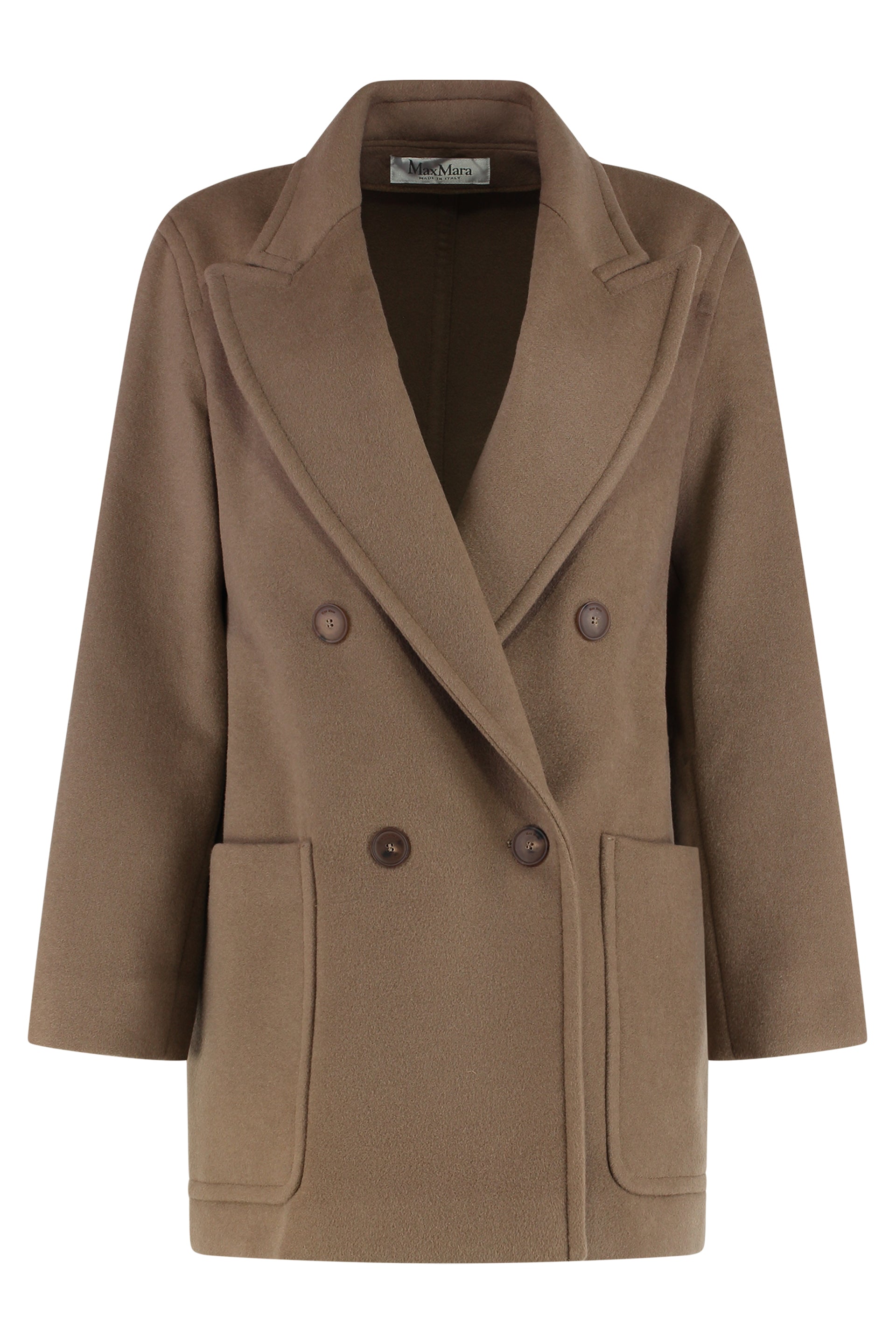Deletta wool and cashmere coat