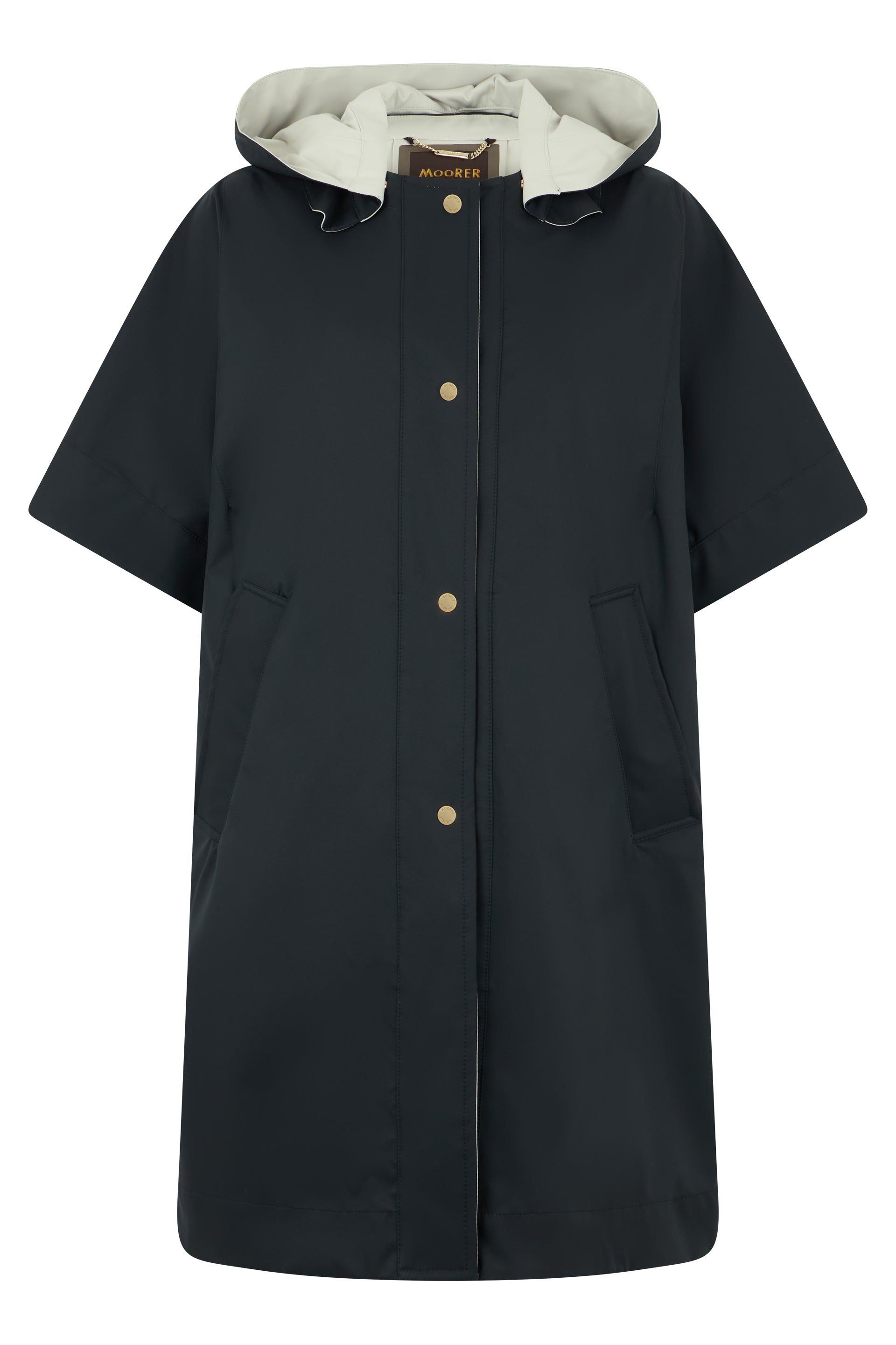Dark blue technical cape, versatile and casual