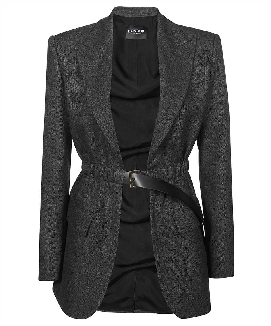 Belted waist blazer