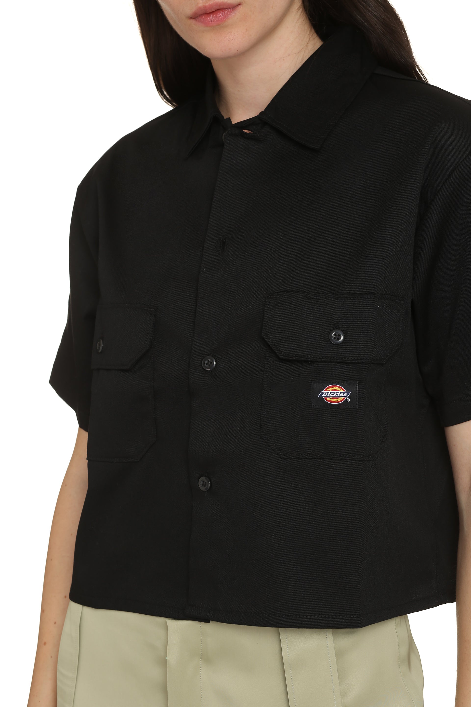 Short sleeve cotton shirt