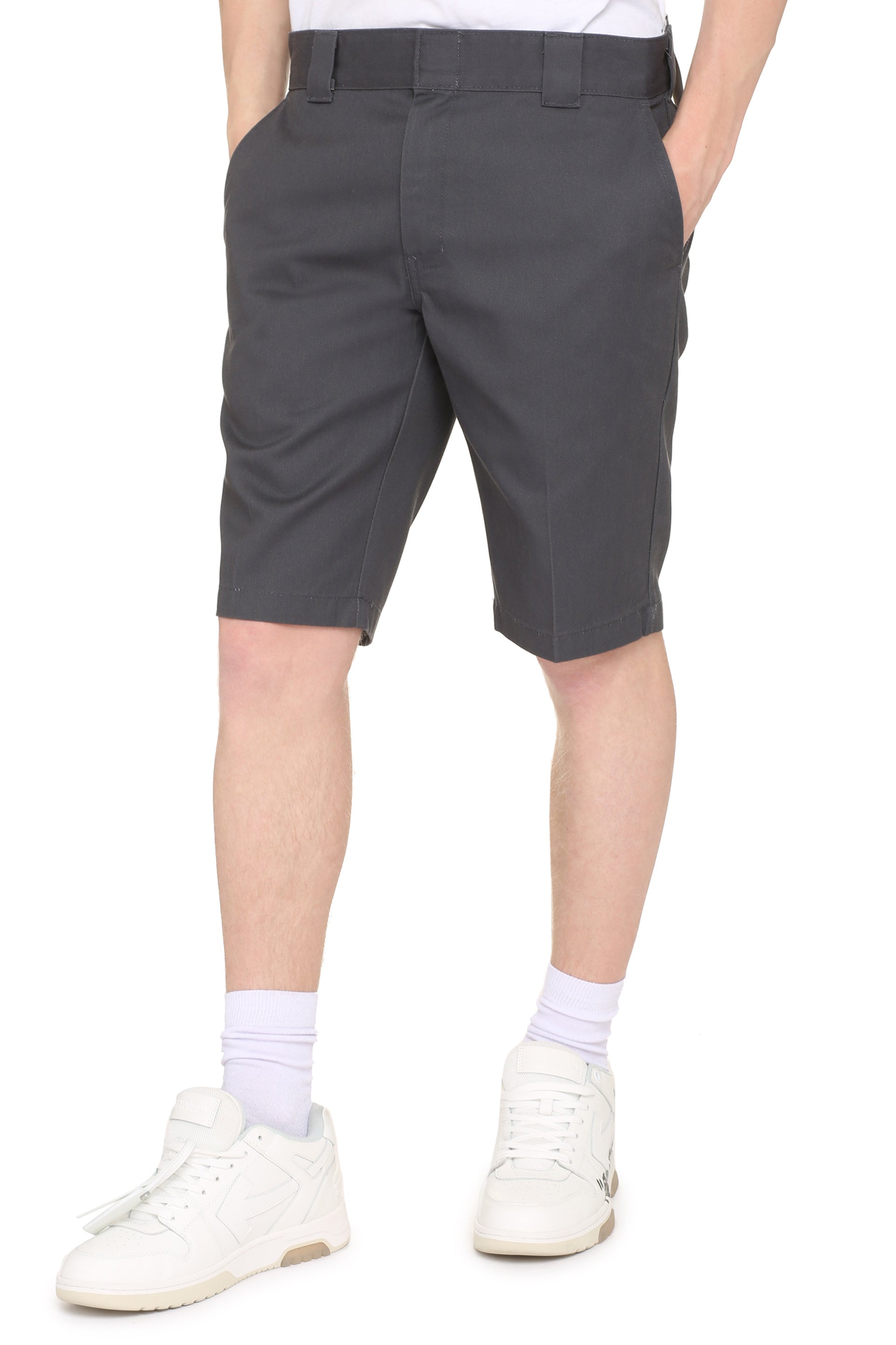 Cotton blend shorts