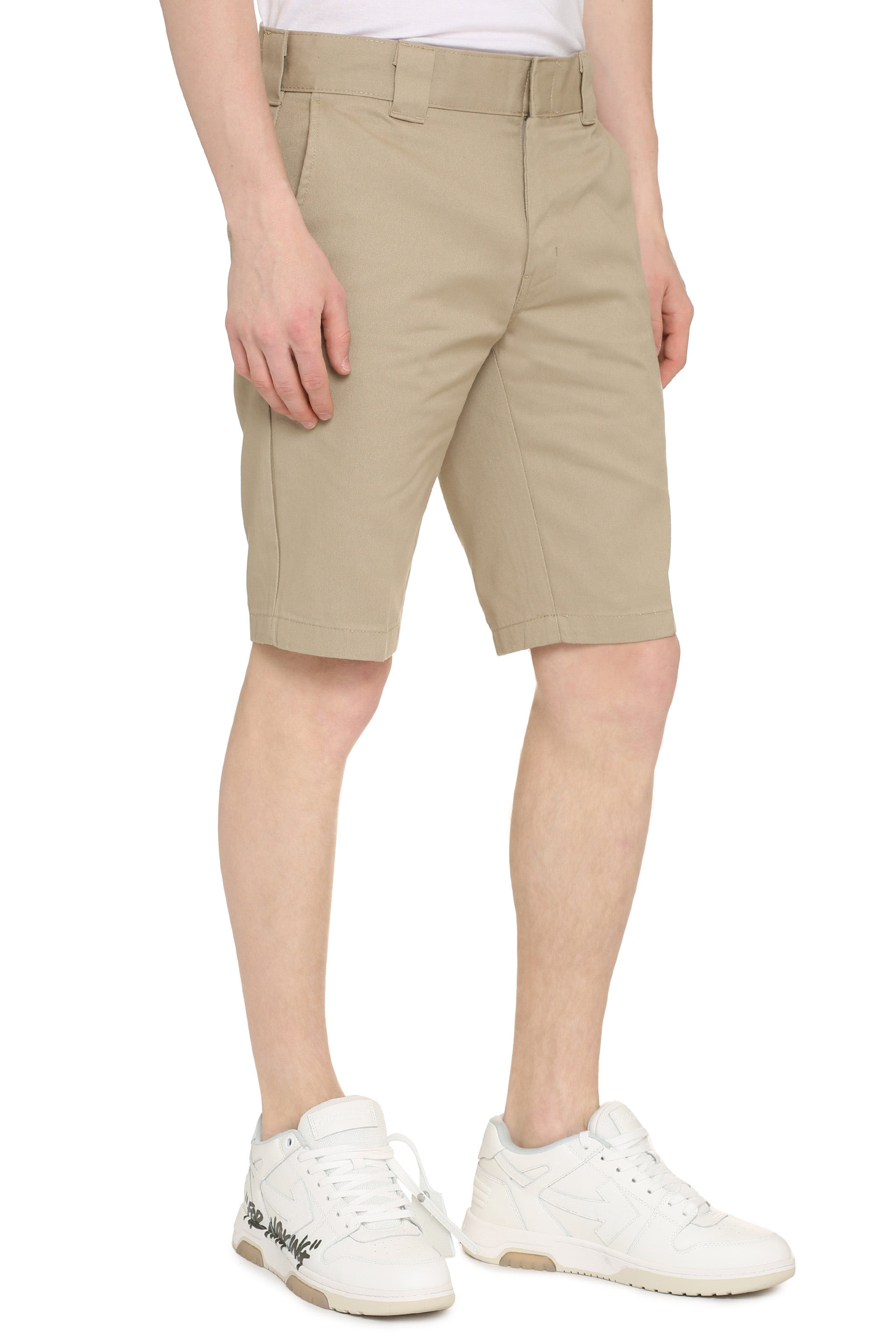 Cotton blend shorts