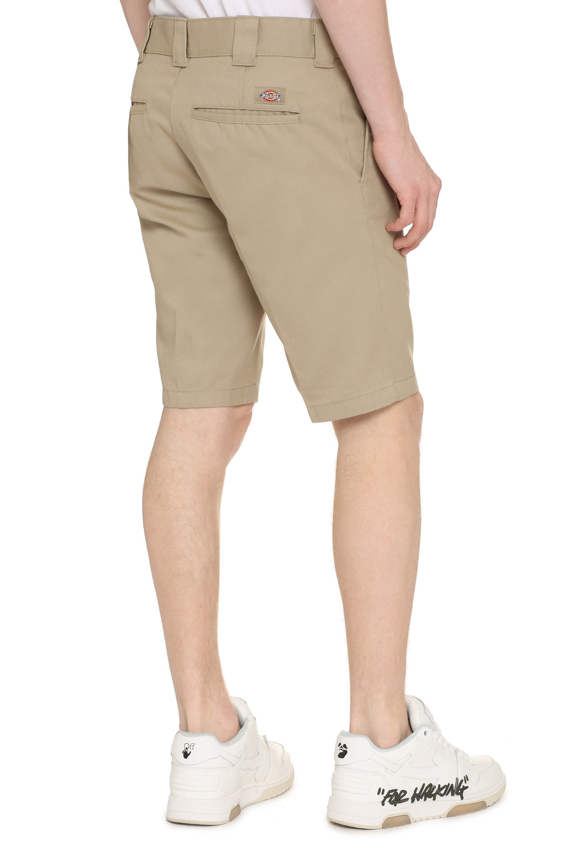 Cotton blend shorts