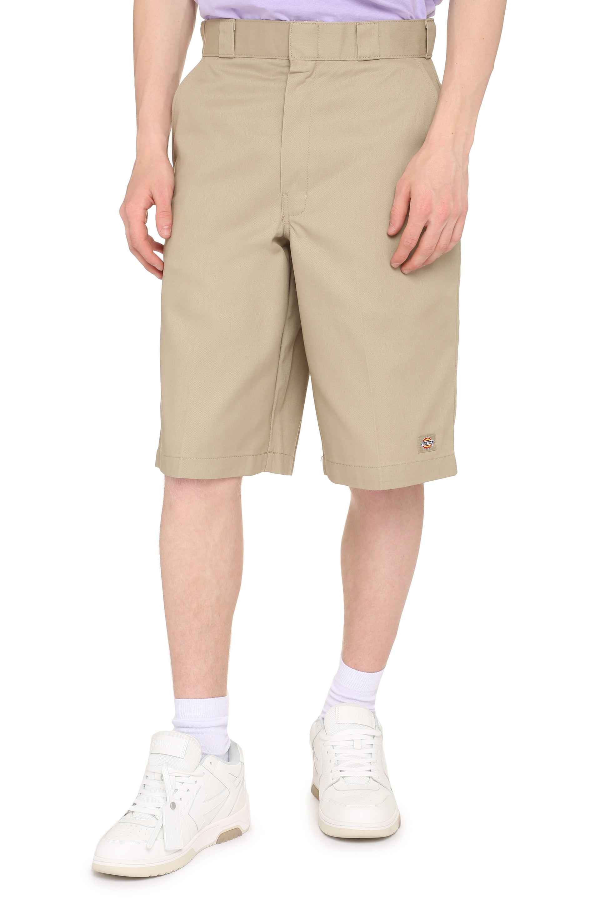 Cotton blend shorts