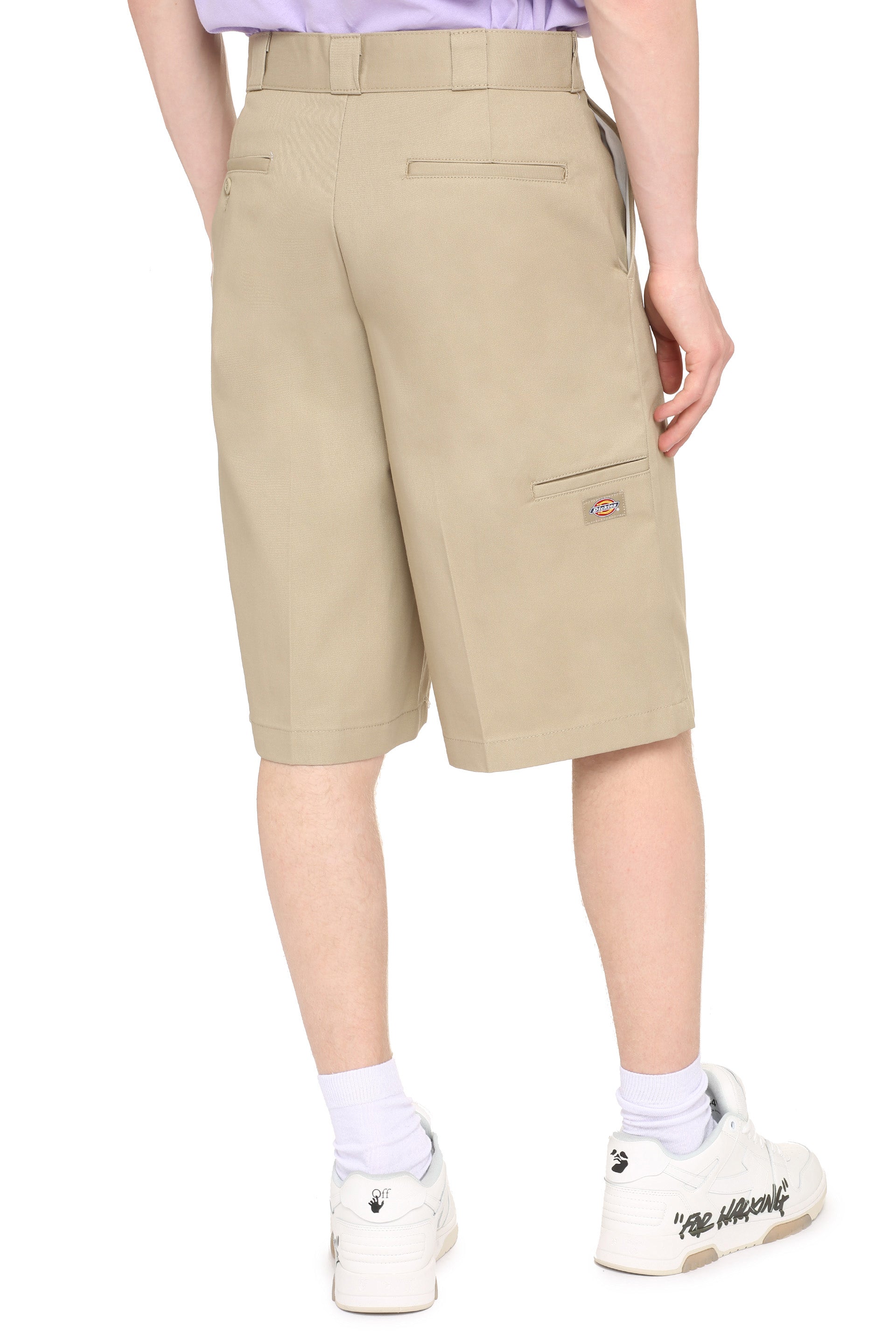 Cotton blend shorts